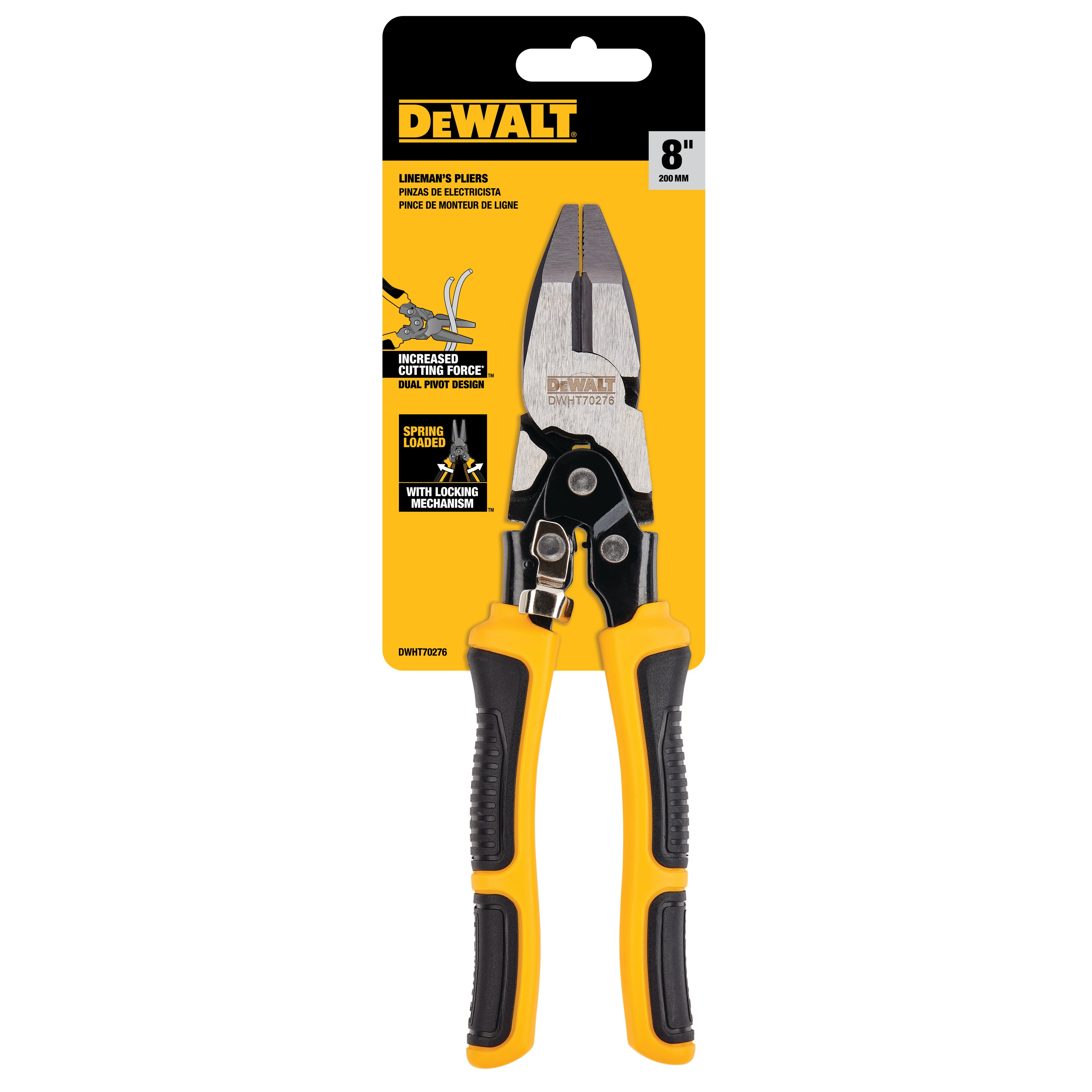 Compound Action Linesman Pliers DWHT70276 DEWALT