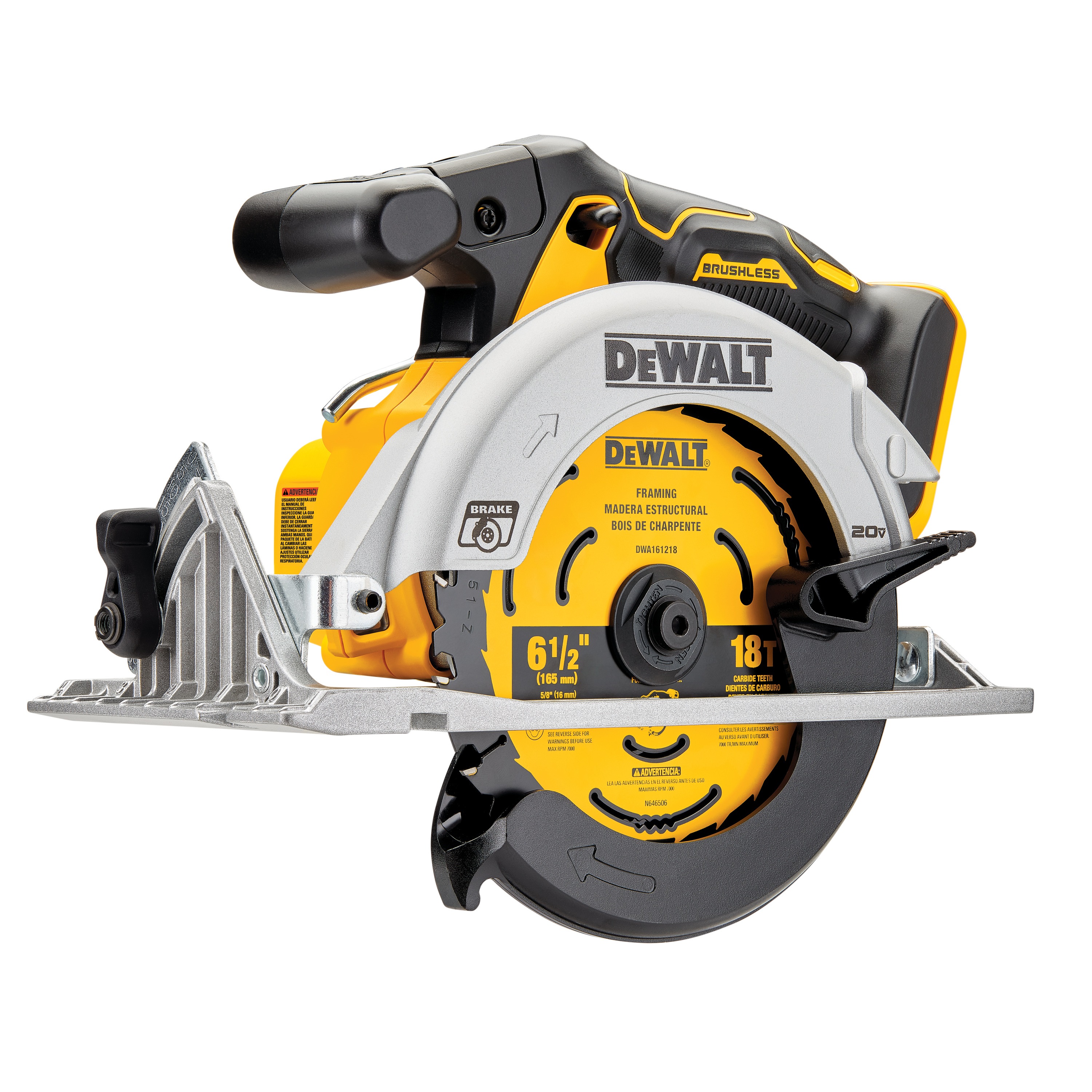 20v Max 6 12 In Brushless Cordless Circular Saw Tool Only Dcs565b Dewalt 9397