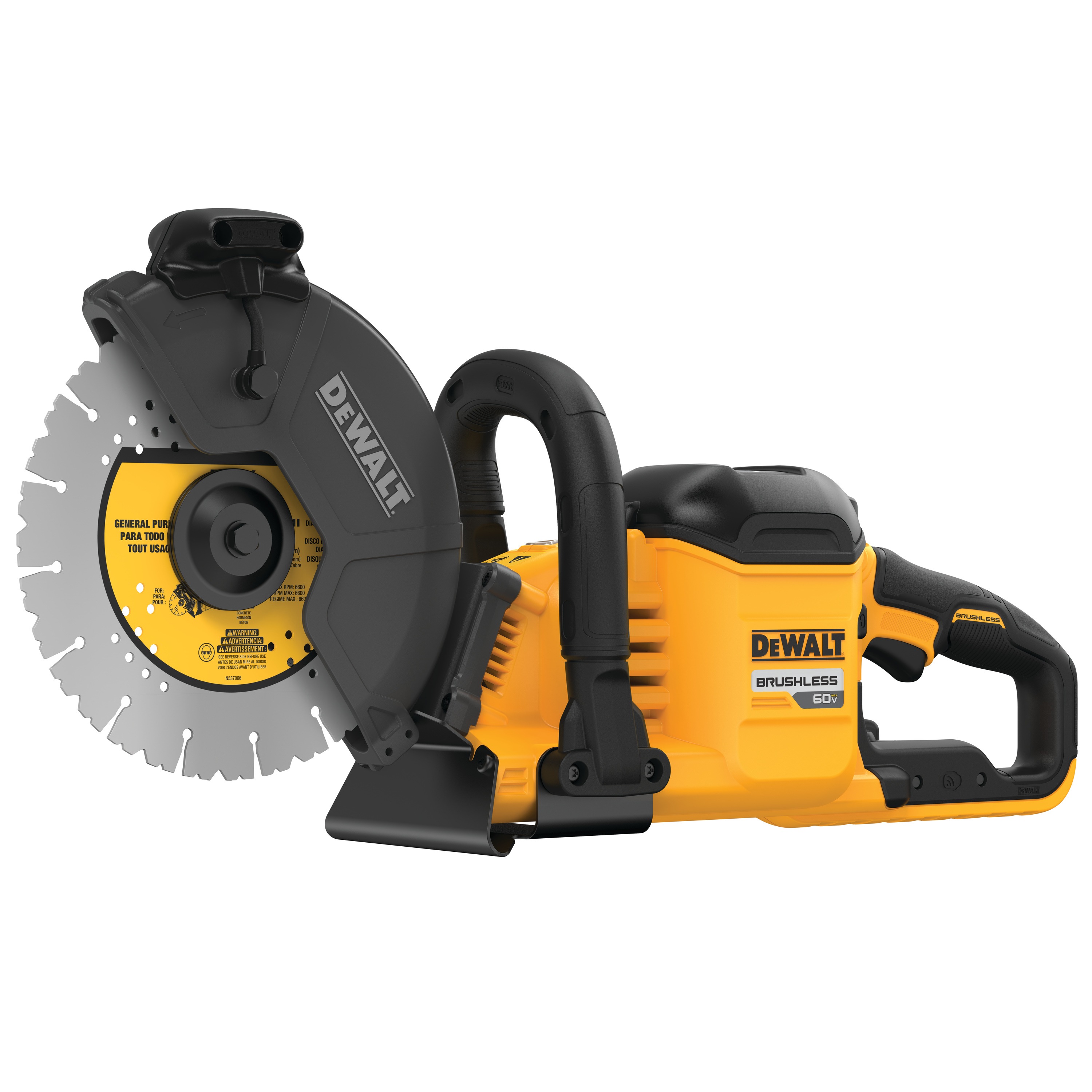 60V MAX* 9 In. Brushless Cordless Cut-Off Saw Kit - DCS690X2 | DEWALT