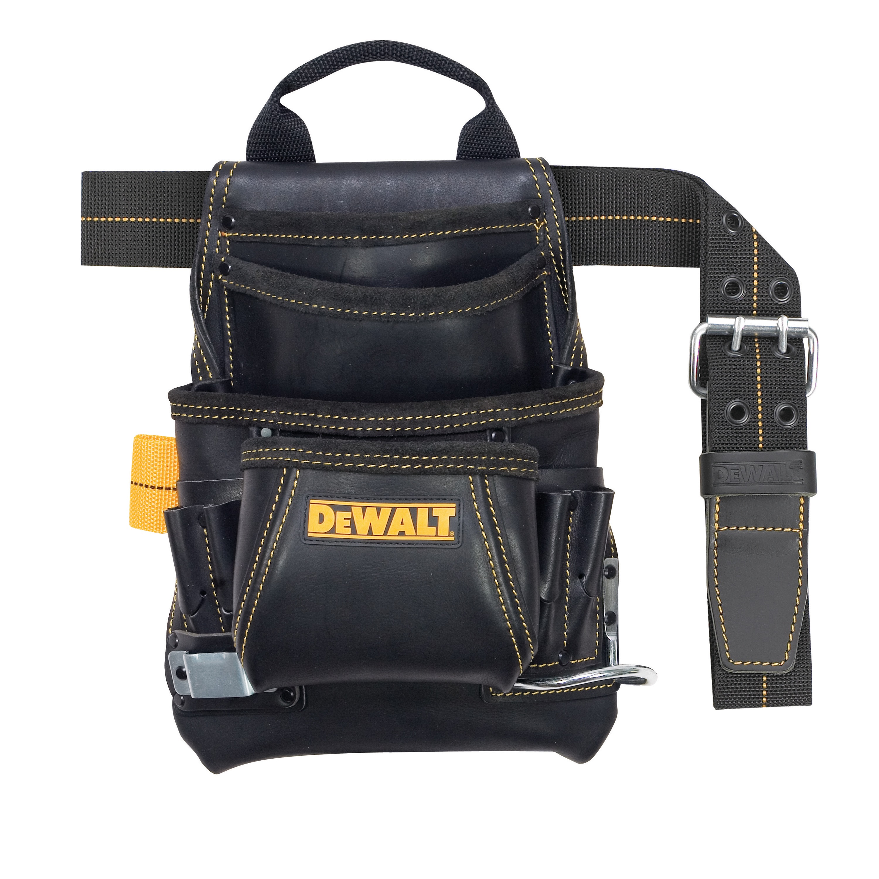 10 Pocket Carpenter's Leather Nail & Tool Bag - DG5433 | DEWALT