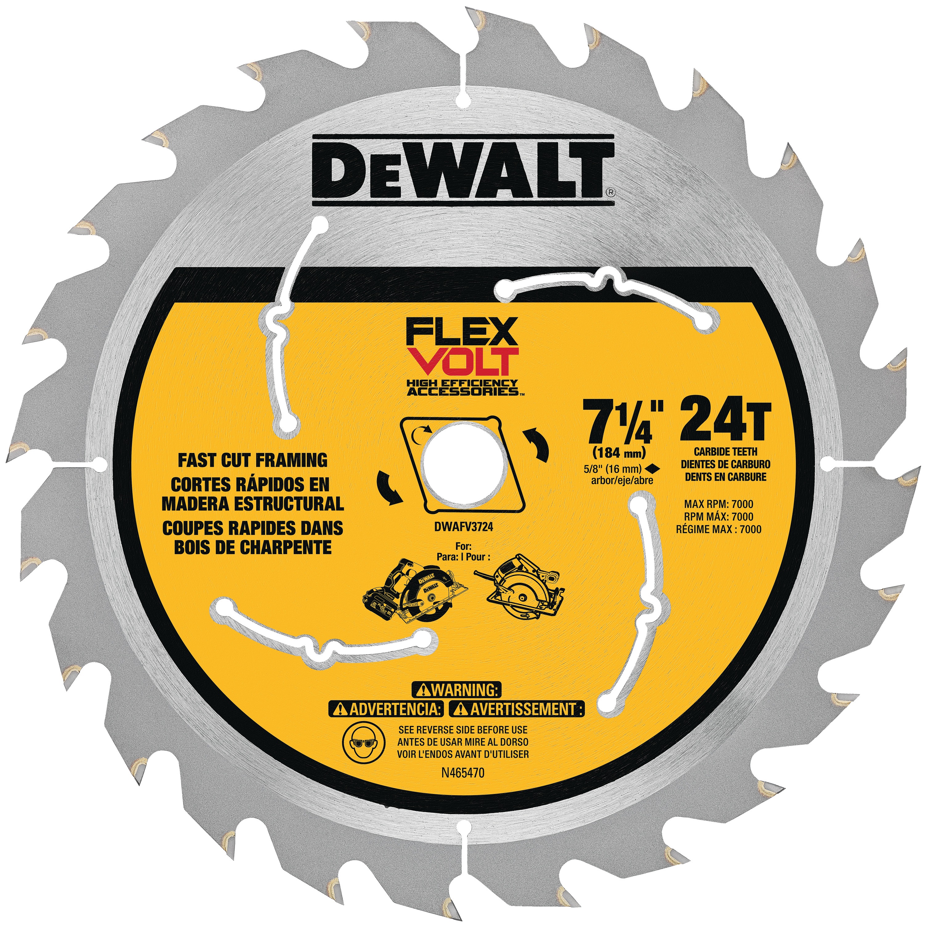 Flexvolt Circular Saw Blades Dewalt 7975