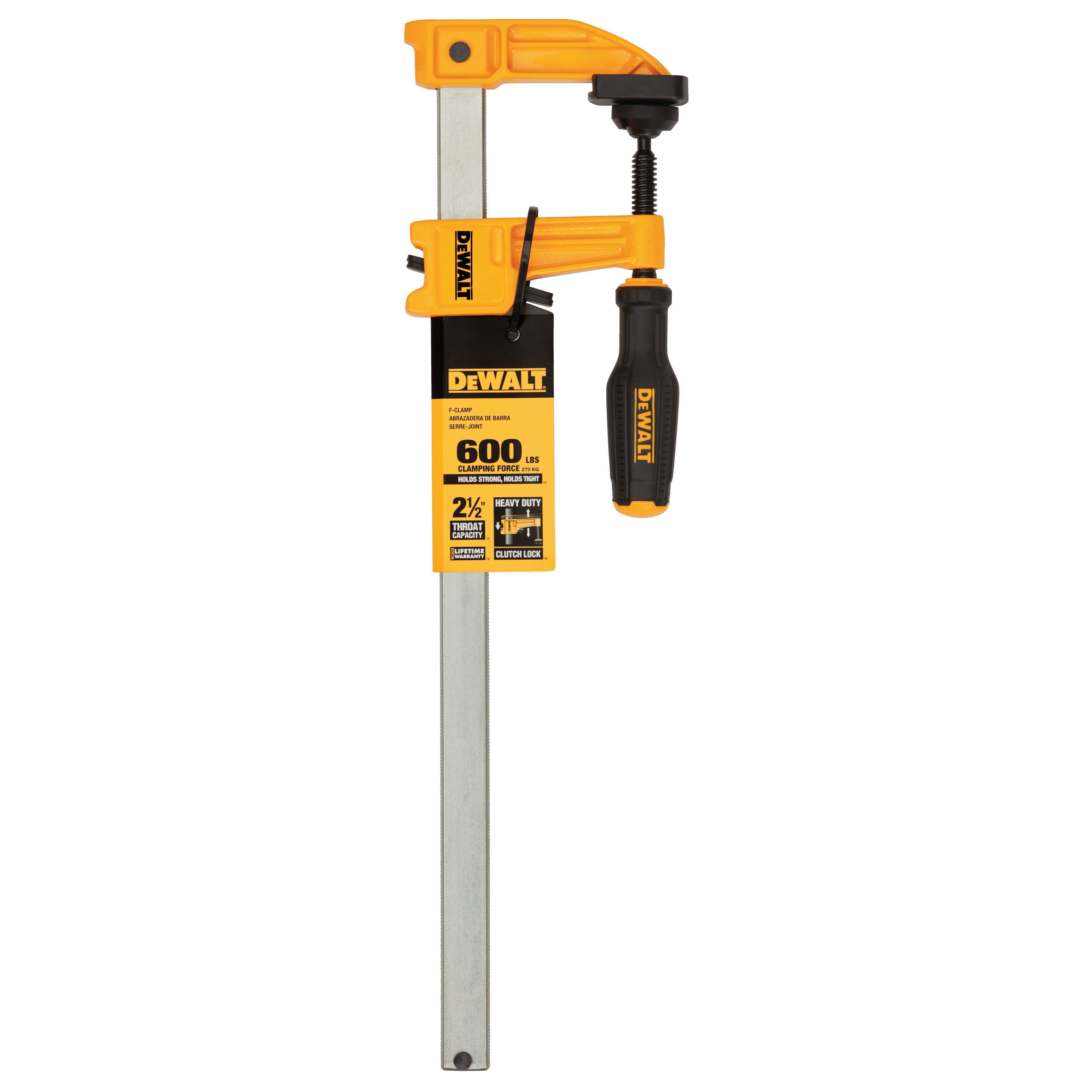 12" Medium Duty Bar Clamp DWHT83828 DEWALT