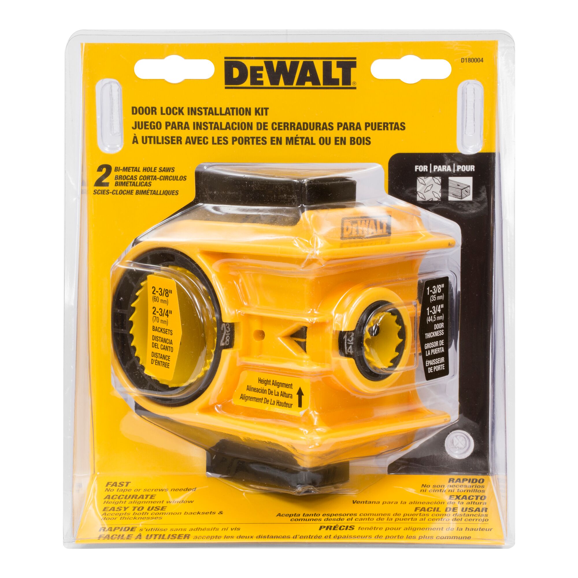 Door Lock Installation Kit DEWALT