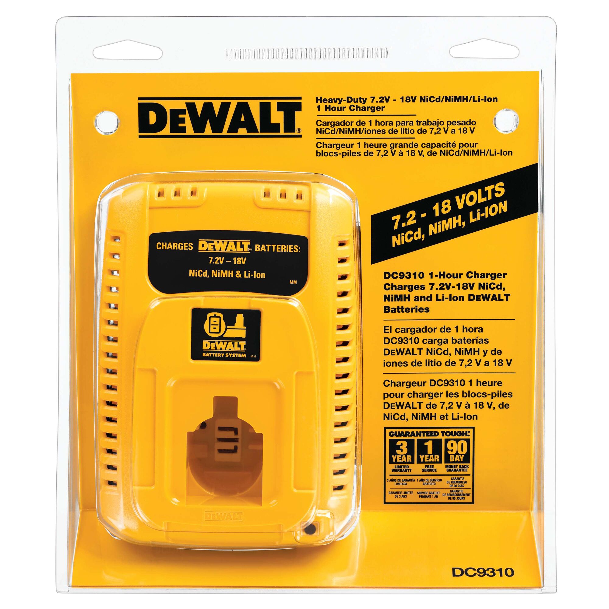 7.2V 18V NiCd NiMH Li Ion Fast Charger DEWALT