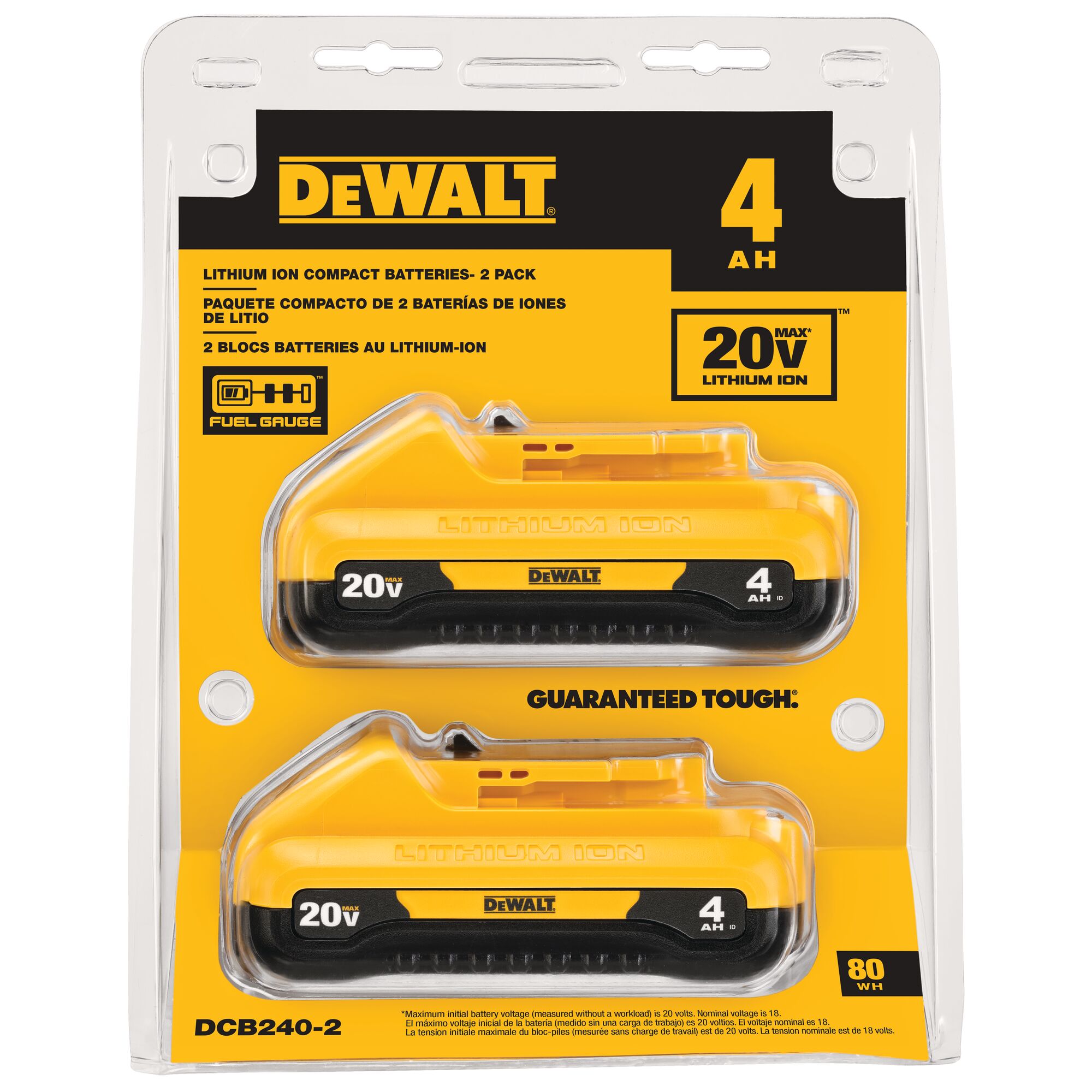 Dewalt 20 discount volt battery 4ah