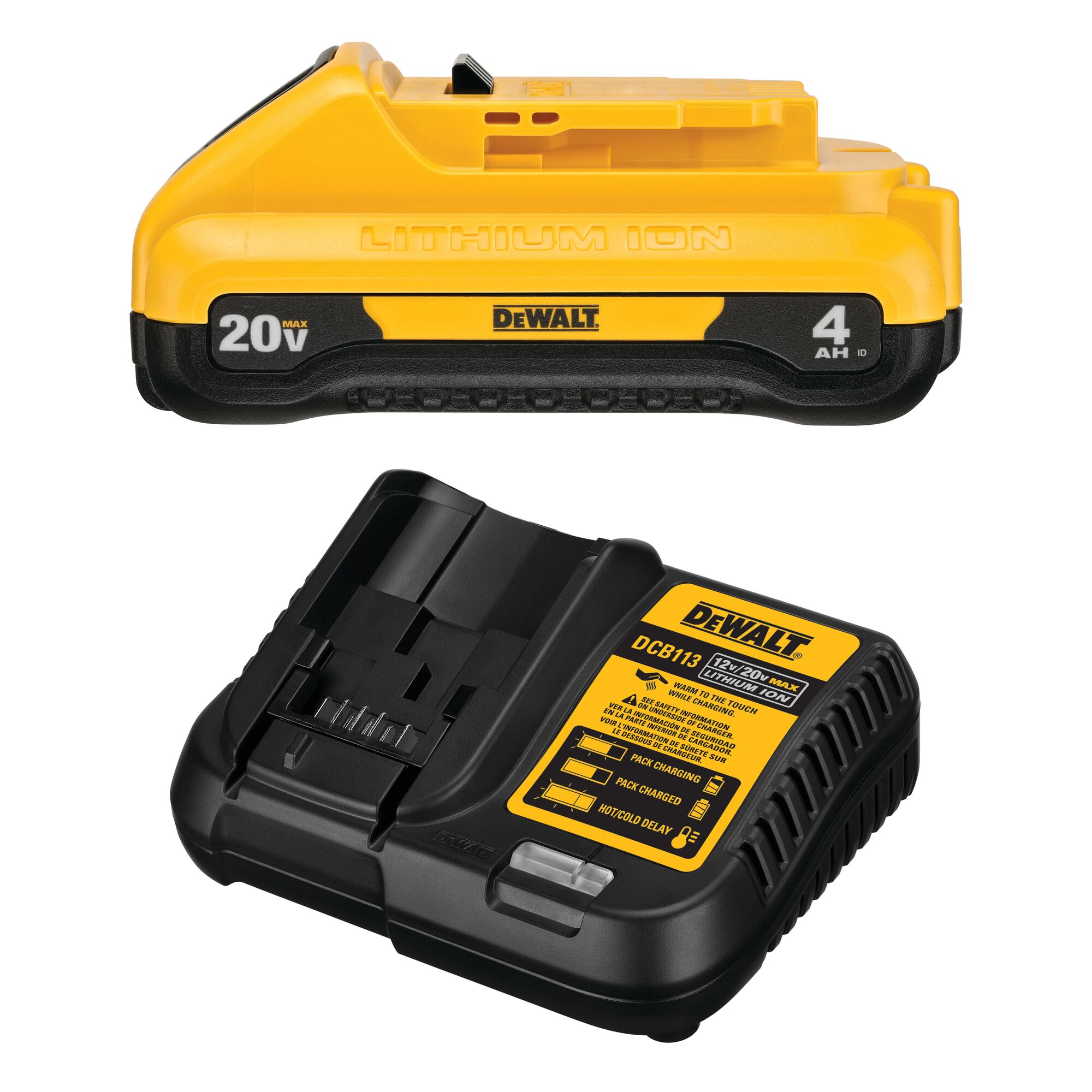 20V MAX Compact 4Ah Battery Starter Kit DEWALT