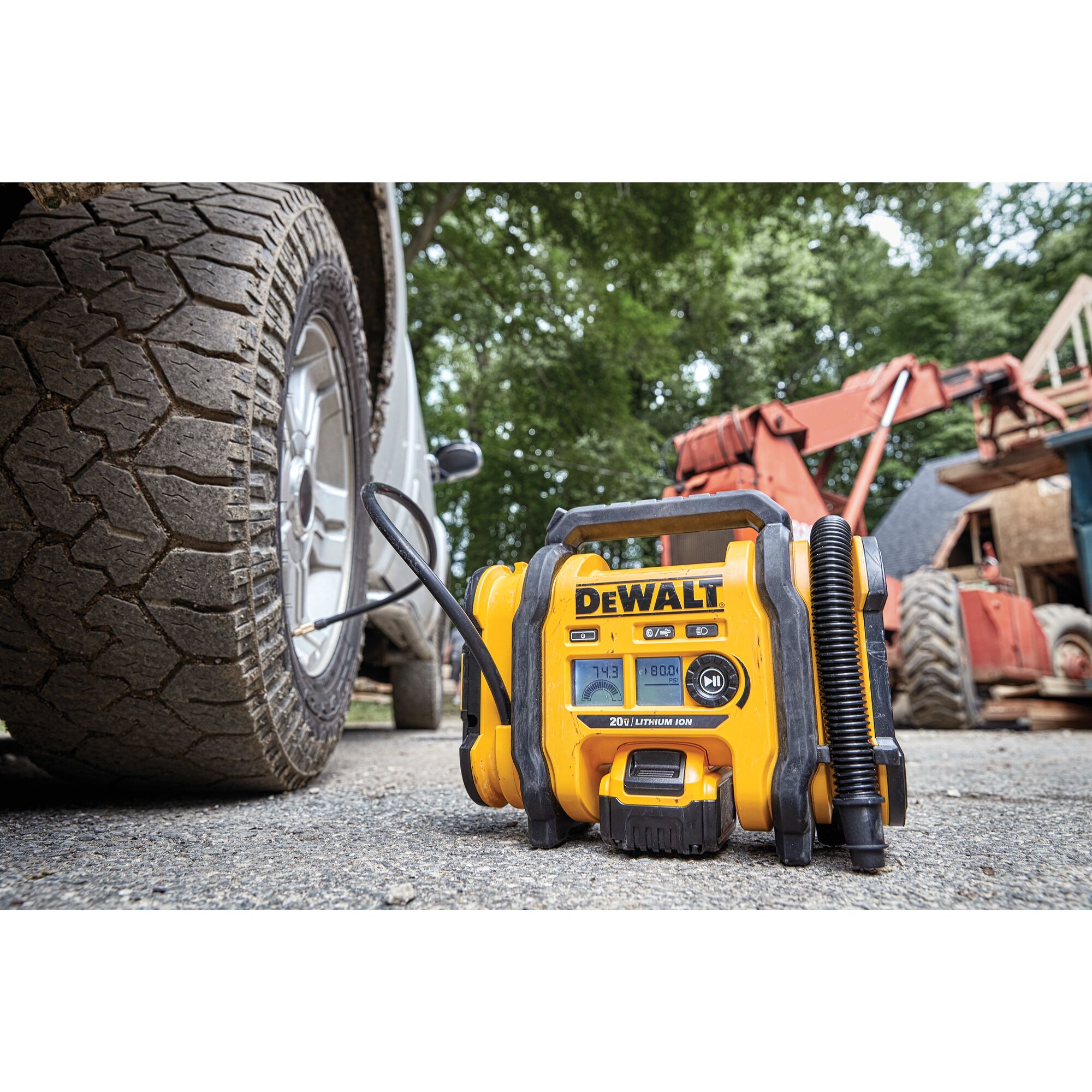 Battery dewalt deals air compressor