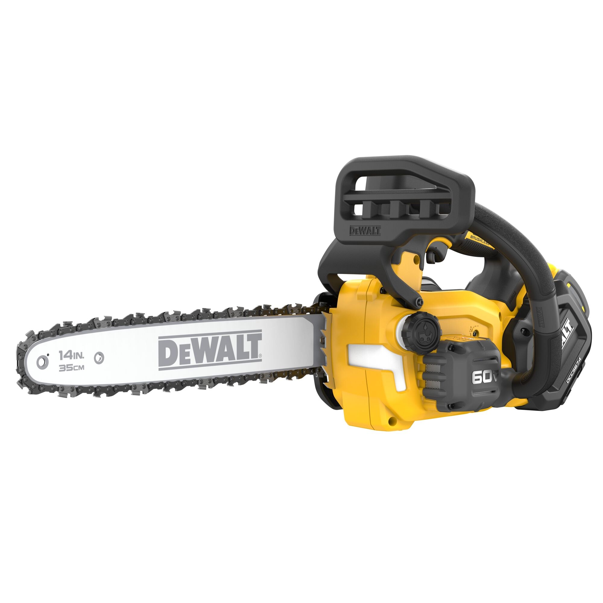 Dewalt 60v deals battery chainsaw