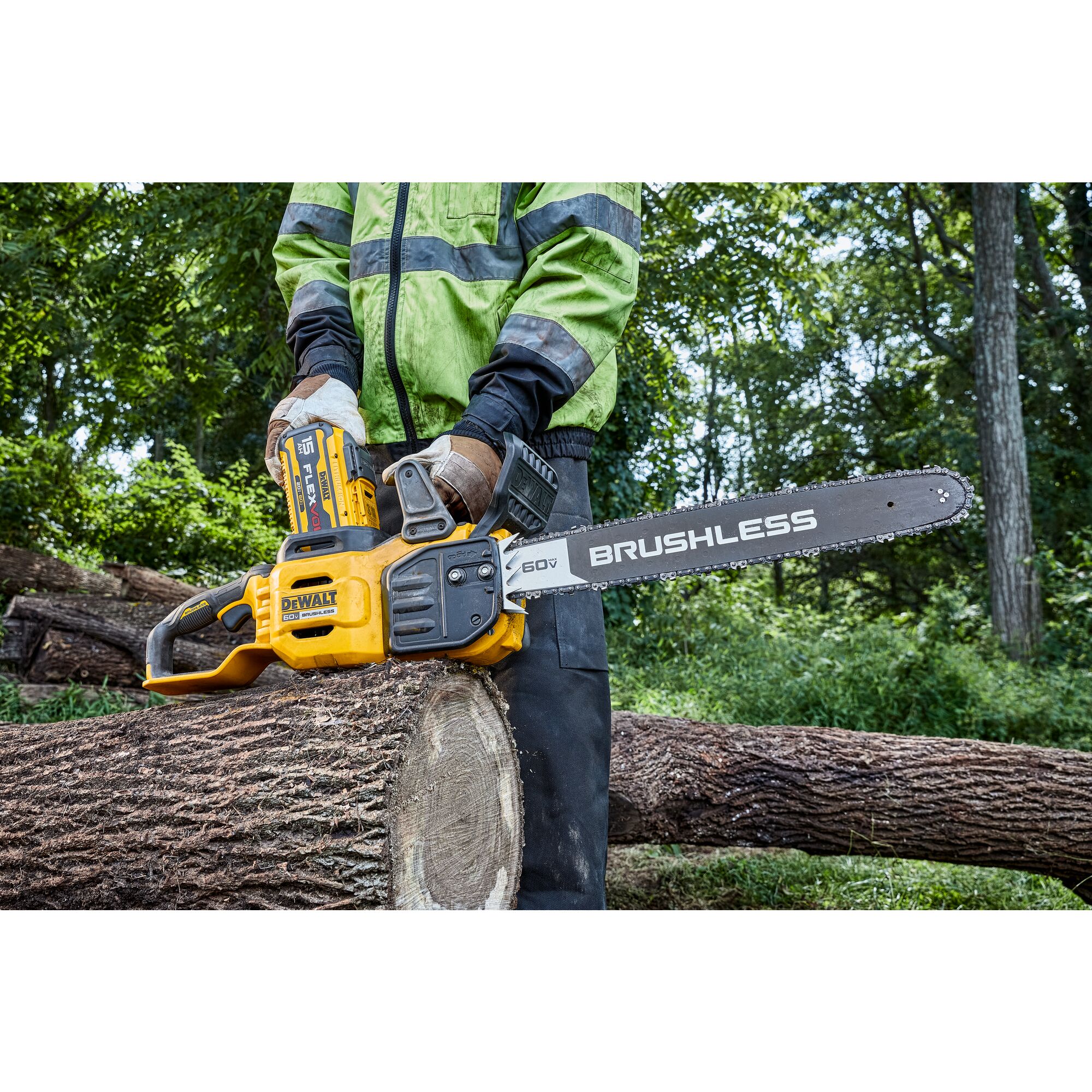 Dewalt cordless shop brushless chainsaw