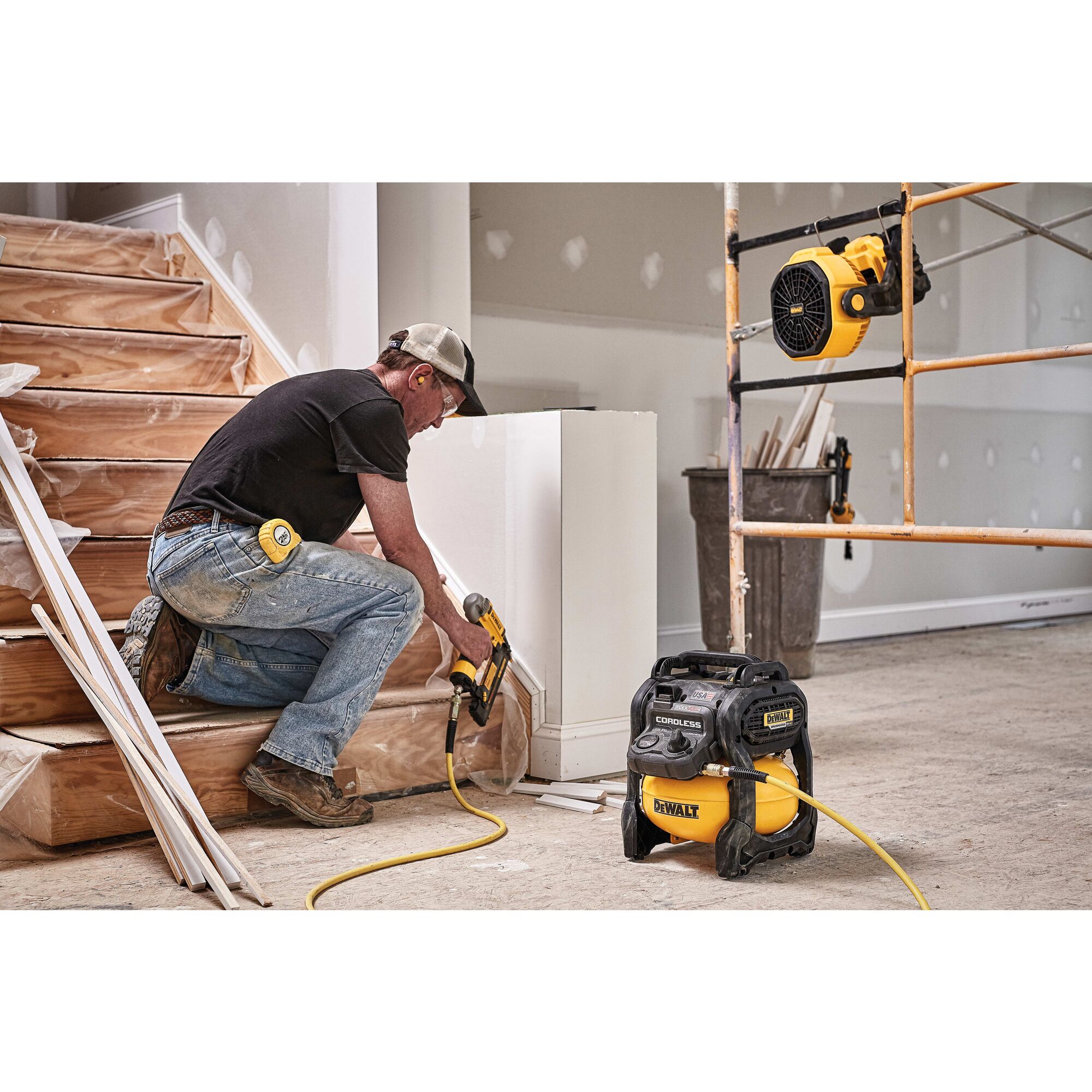 Dewalt cordless outlet fan