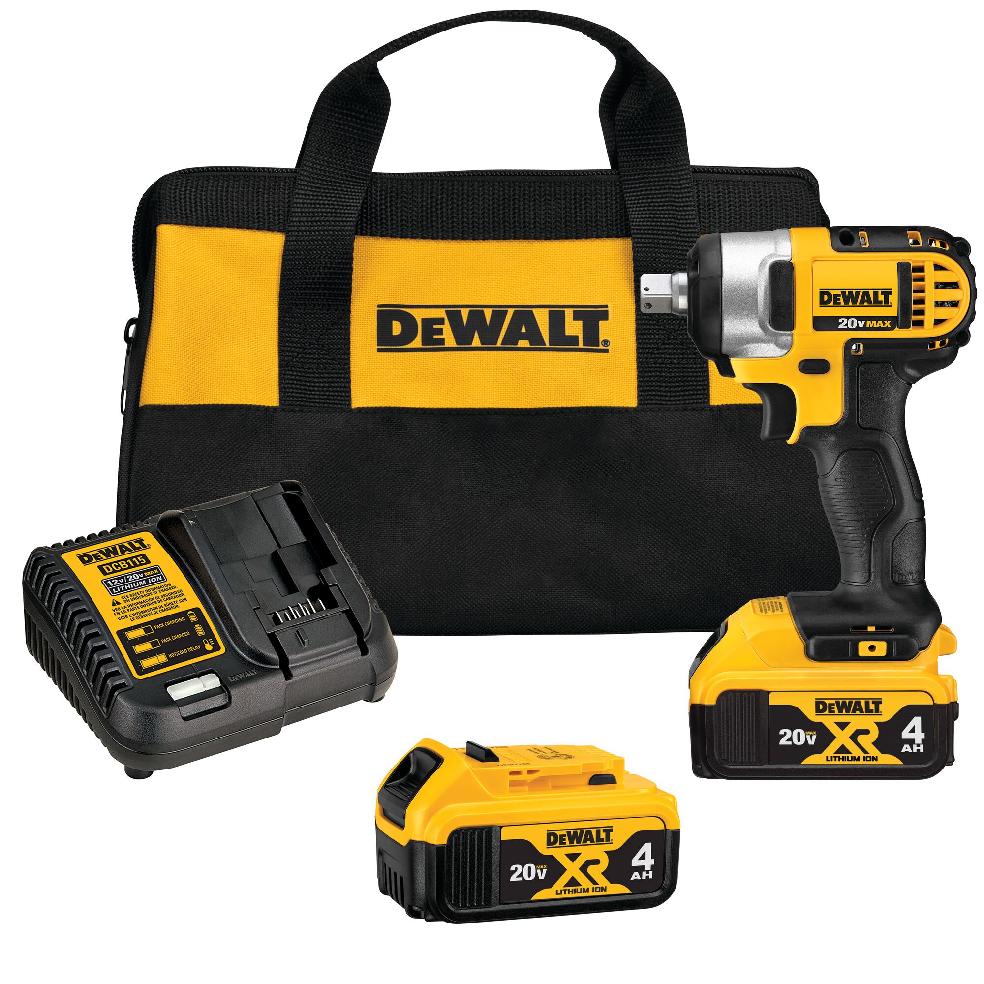 20V MAX 1 2 in. Impact Wrench Kit DEWALT