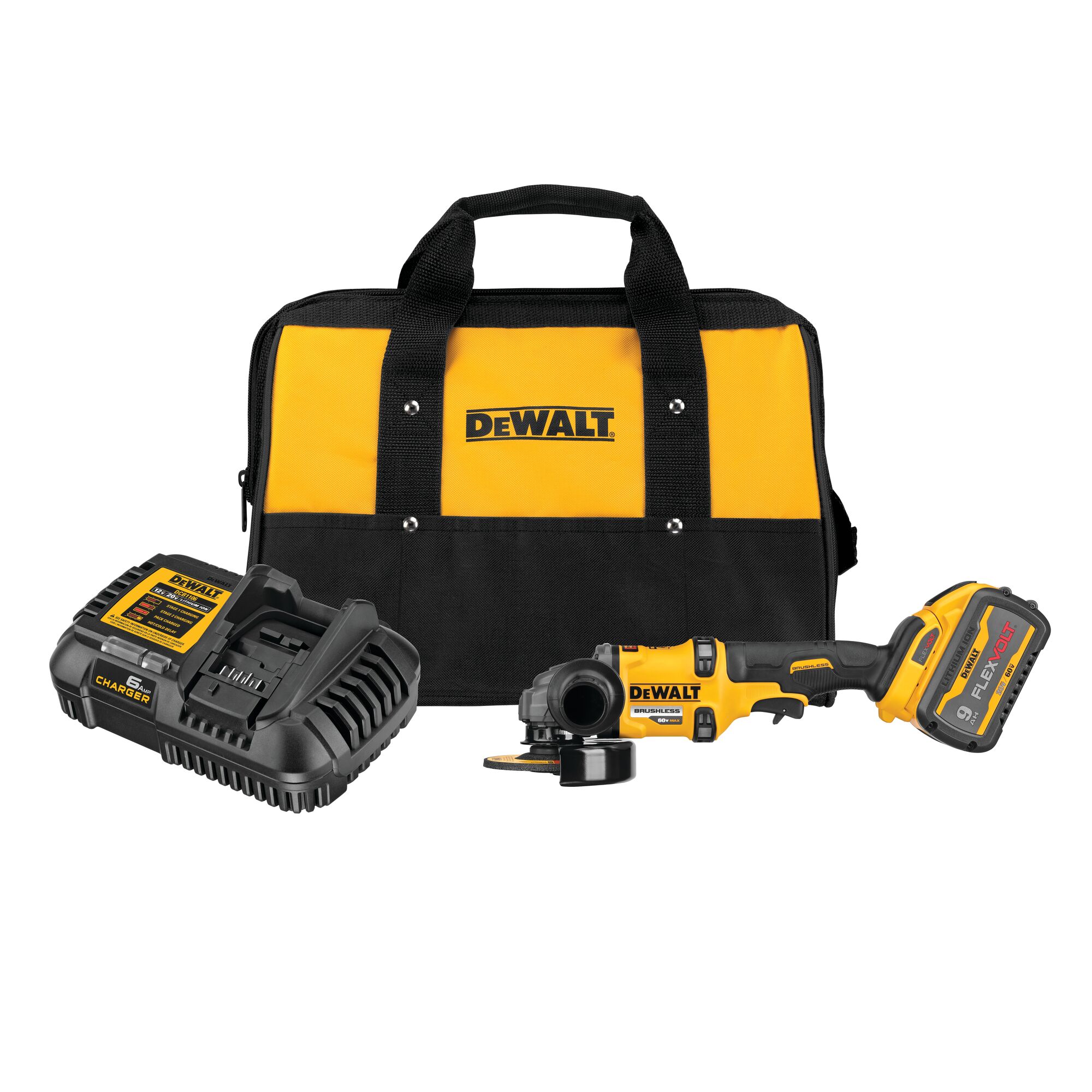 Dewalt 9 deals inch cordless grinder