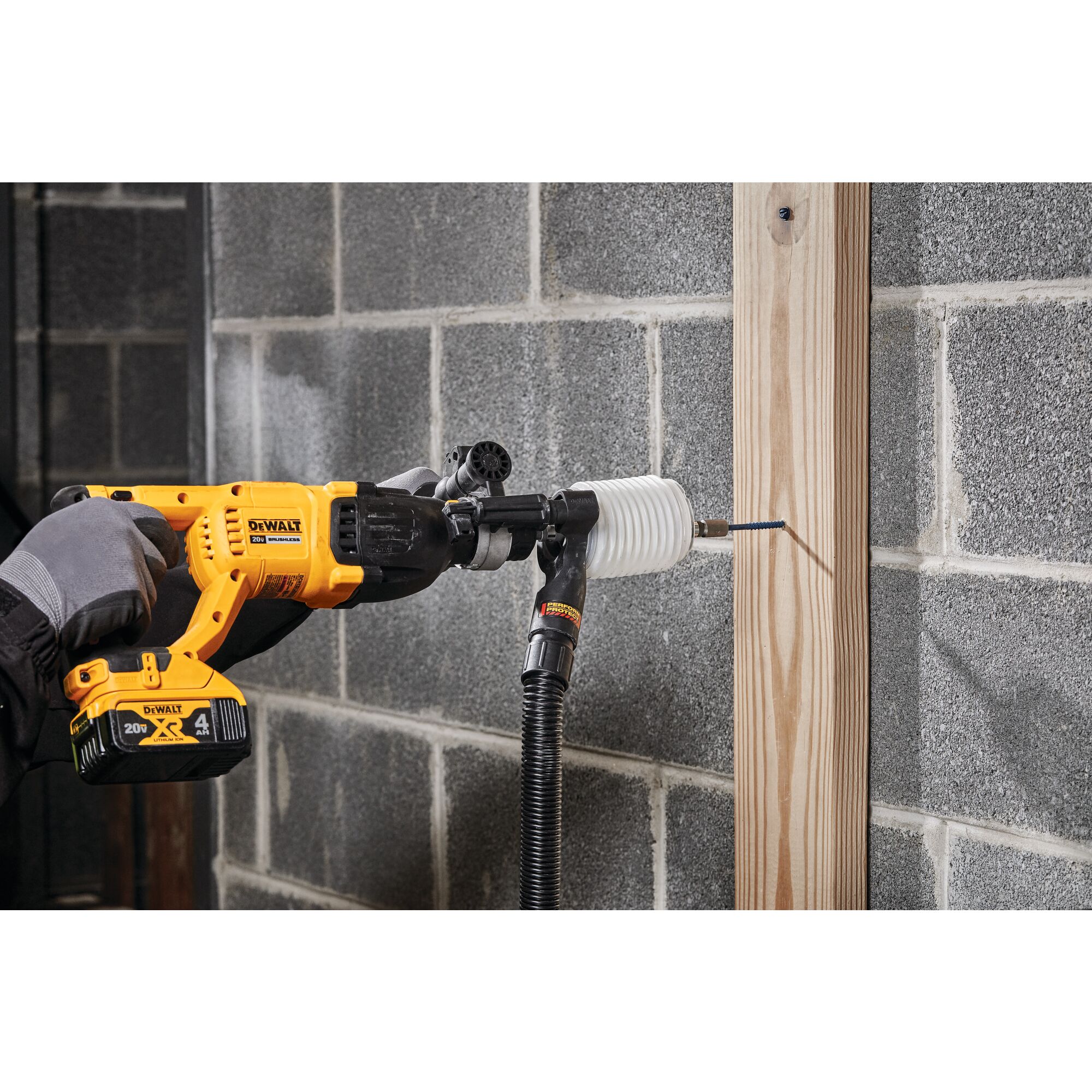 20V MAX* 1 In. Brushless Cordless SDS PLUS D-Handle Rotary Hammer Kit ...