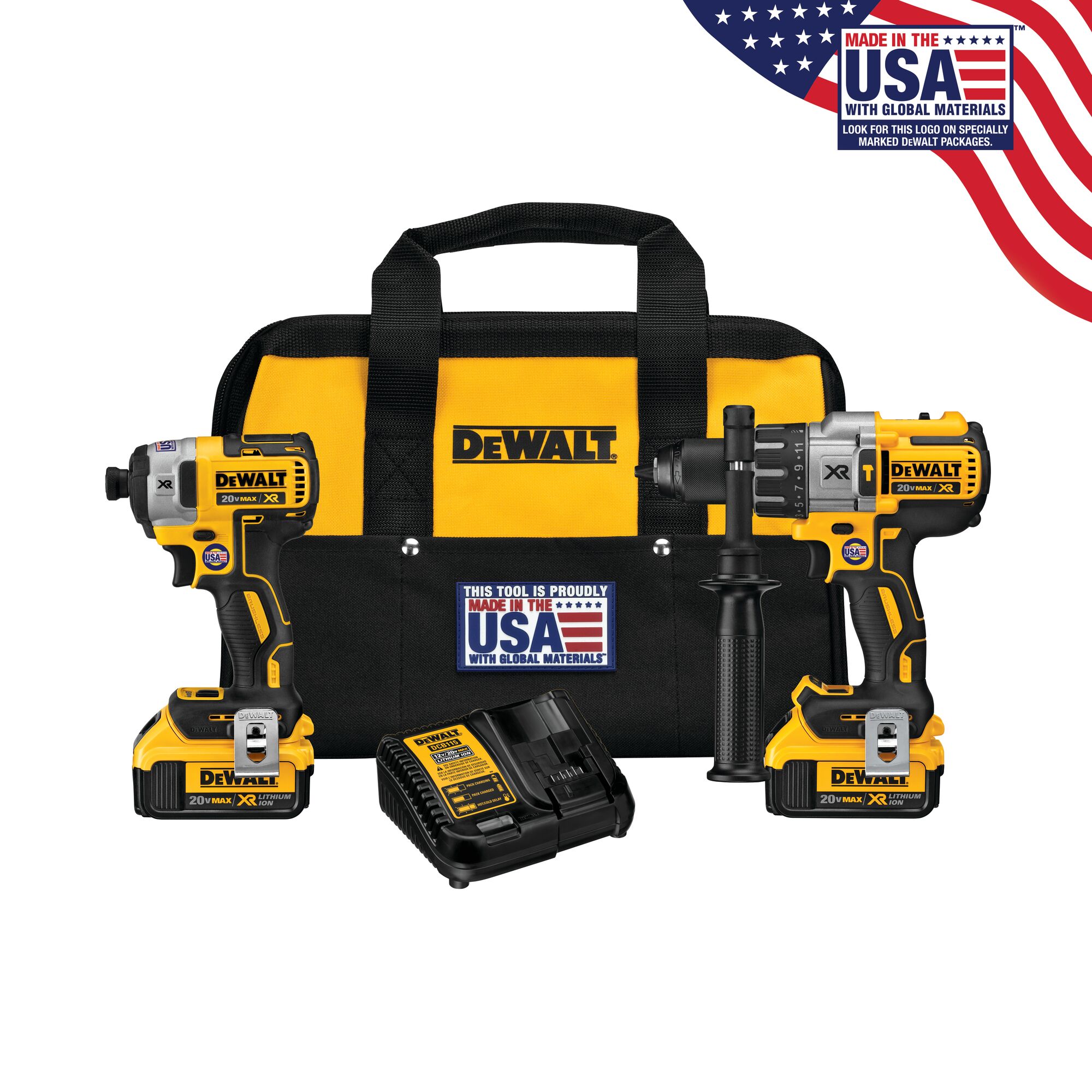 Dewalt hammer drill store impact driver combo