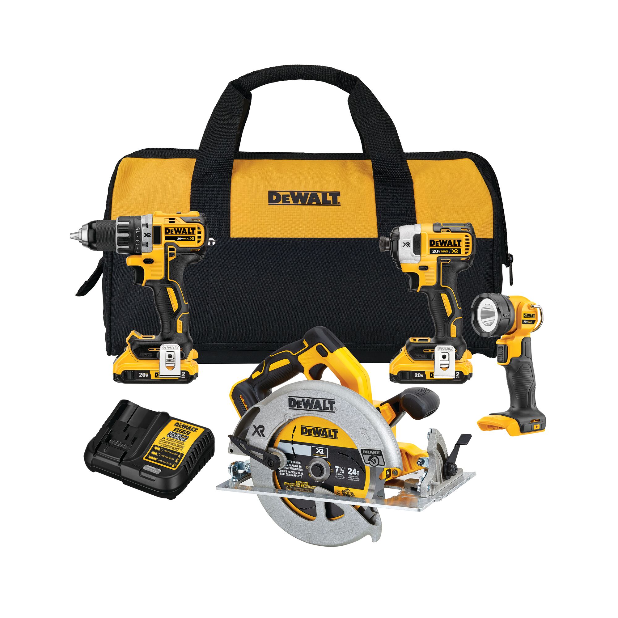 Brushless 4 tool combo shop kit