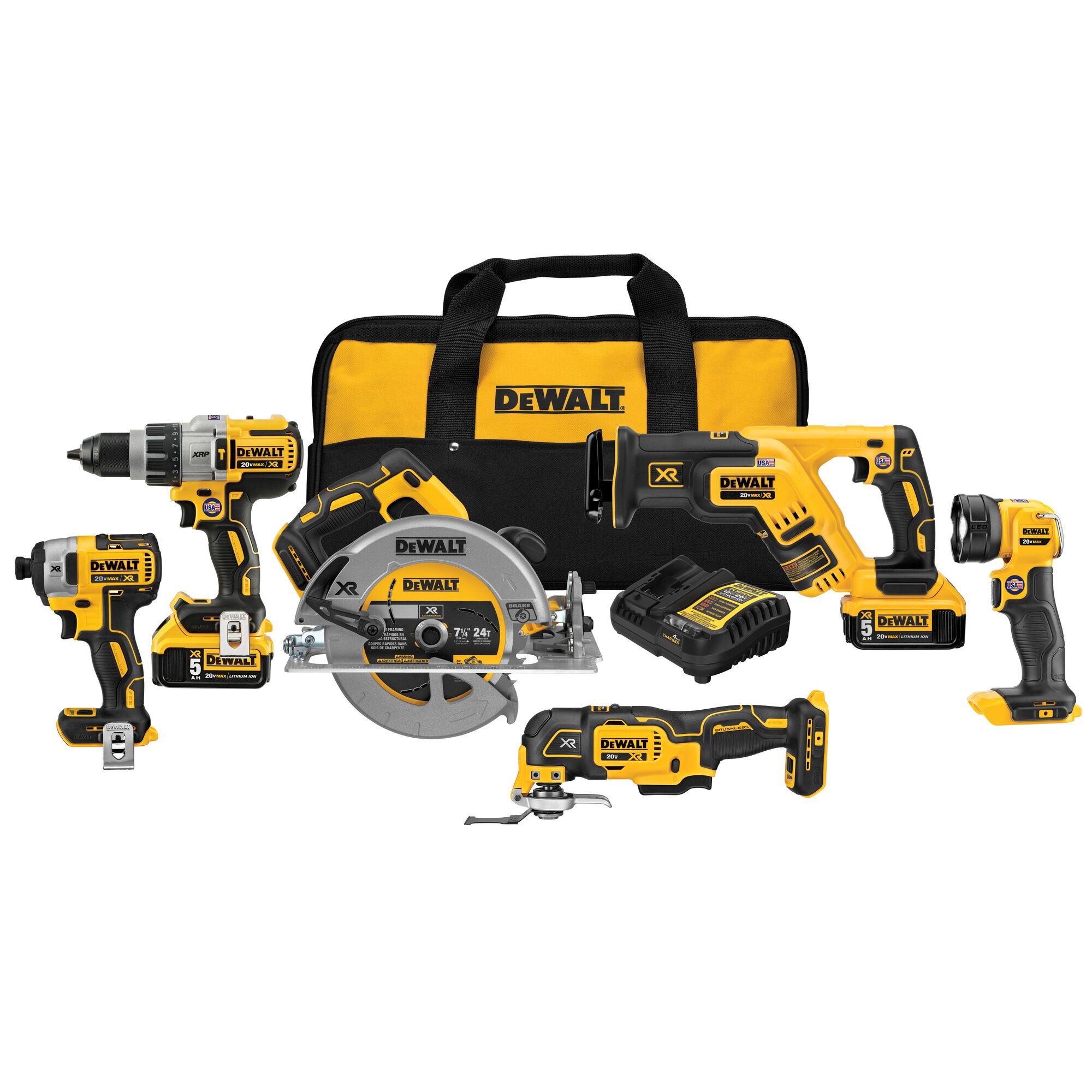 Dewalt xr 2 tool deals combo kit