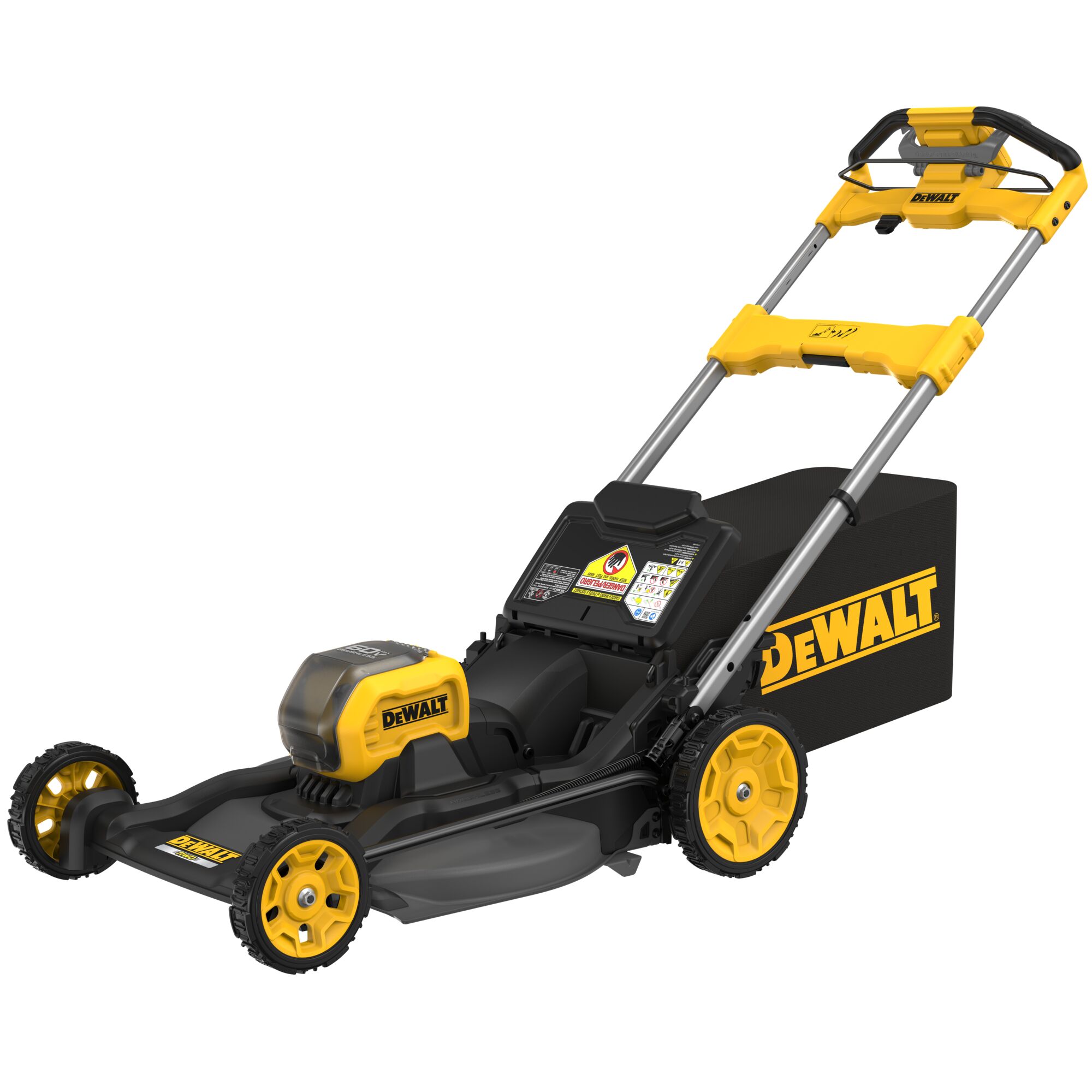 Dewalt battery outlet powered mower