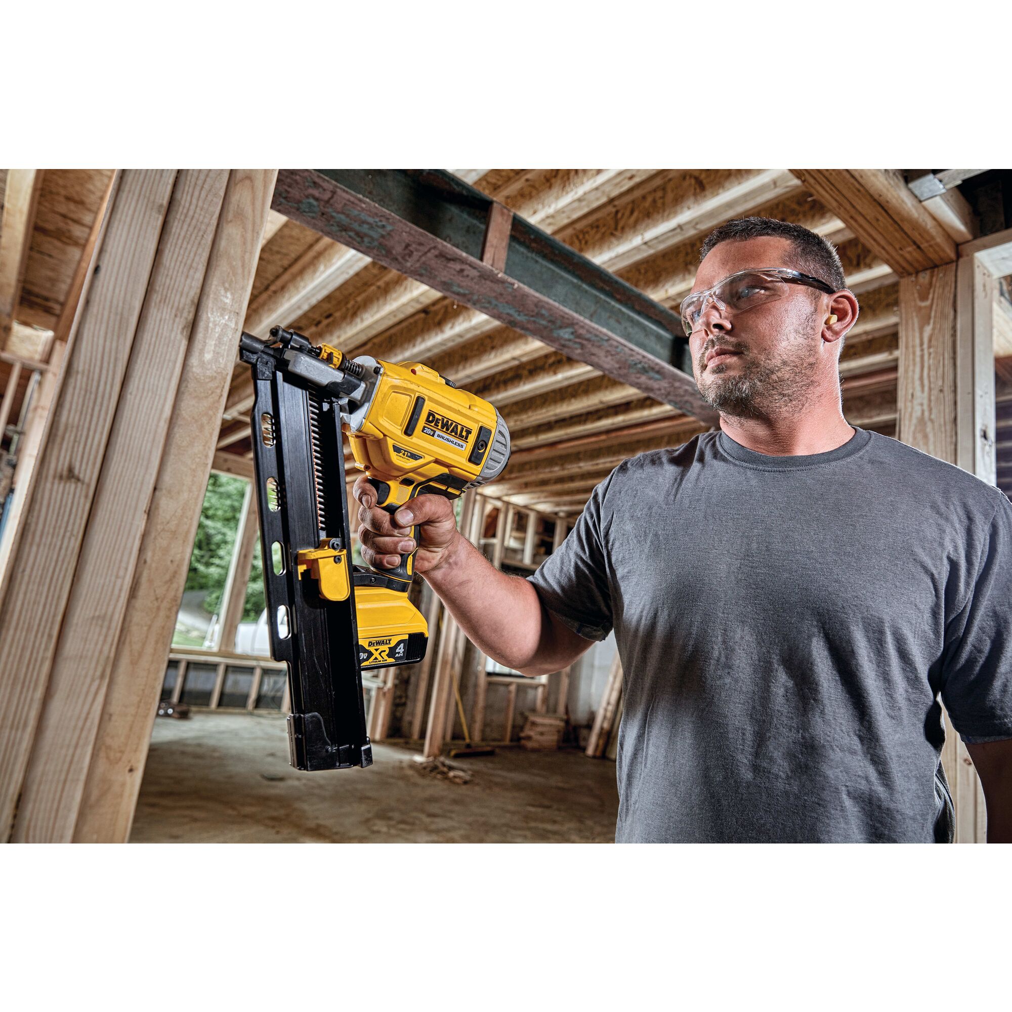 Dewalt framing deals nailer battery