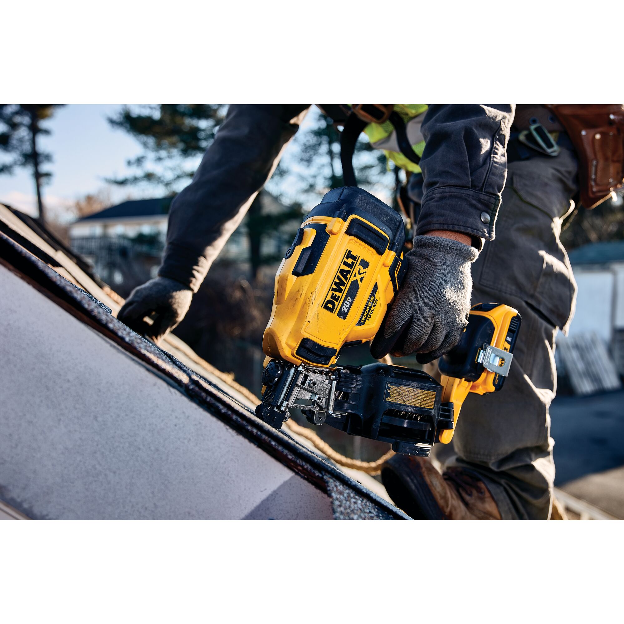 Dewalt cordless shop coil nailer