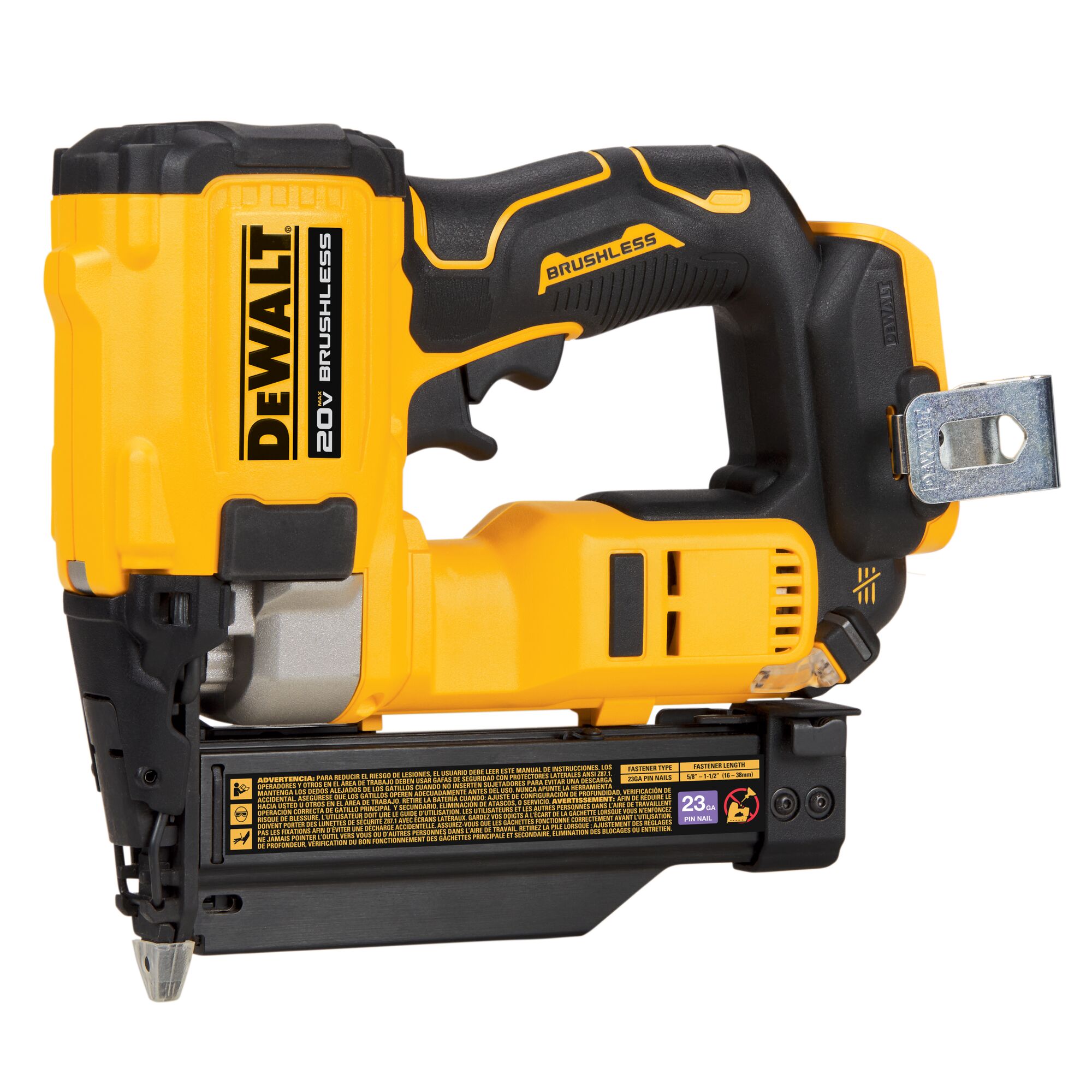 Dewalt cordless 23 gauge pin nailer new arrivals