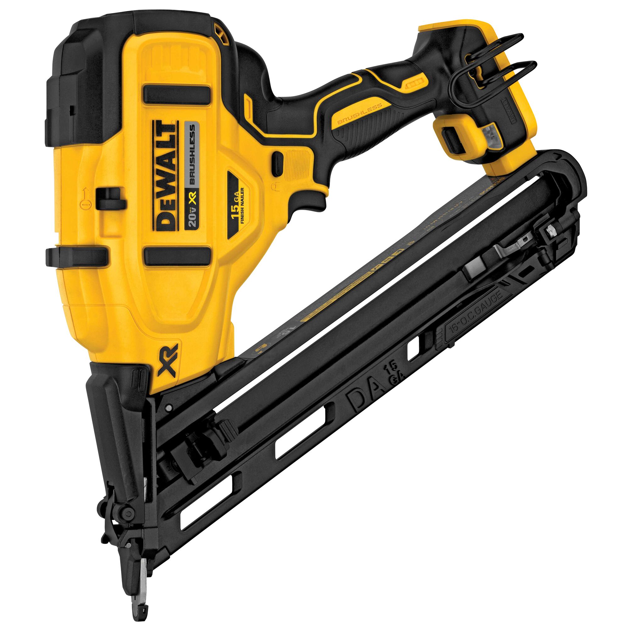 20V MAX XR 15 GA Cordless Angled Finish Nailer Tool Only DEWALT