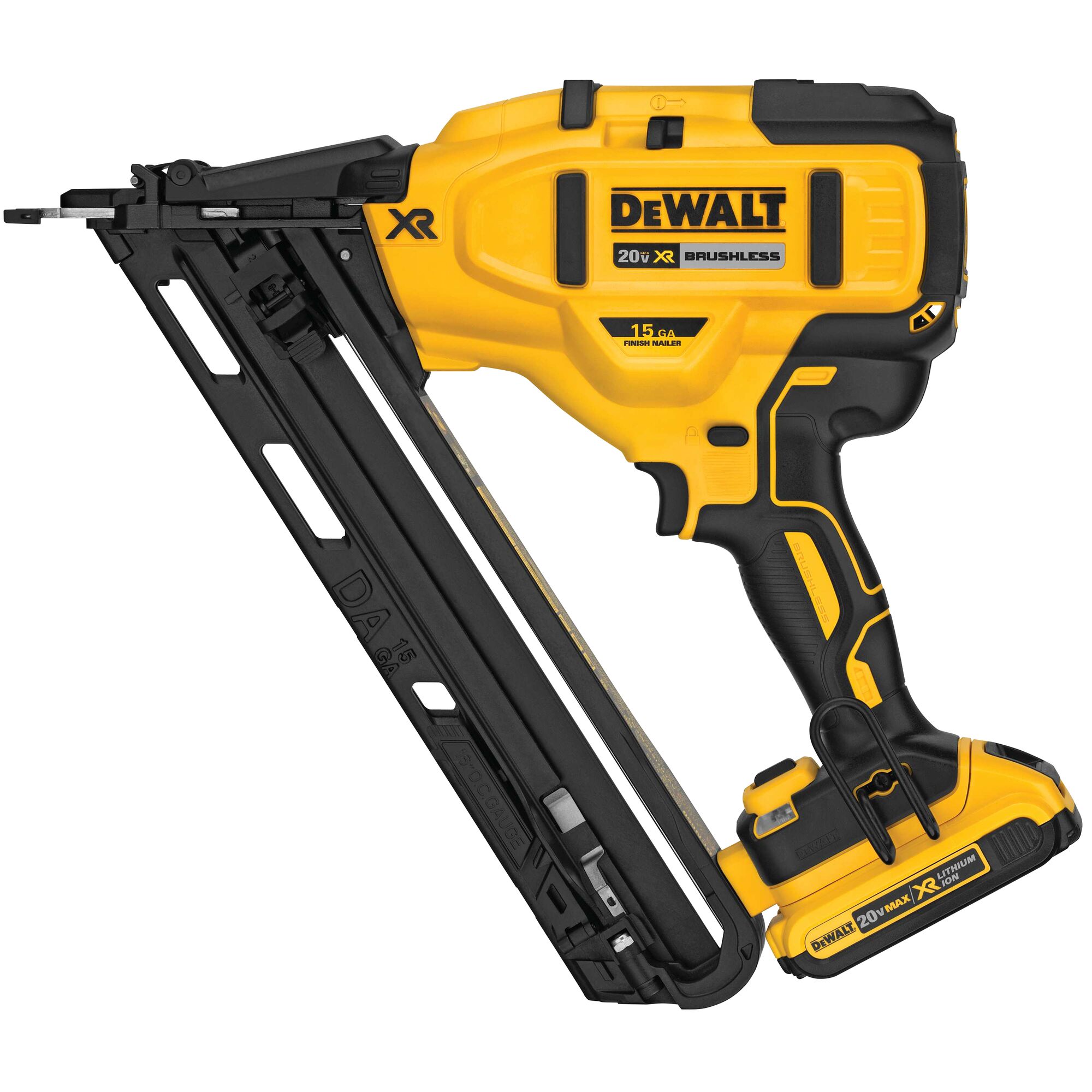 Dewalt air finish deals nailer