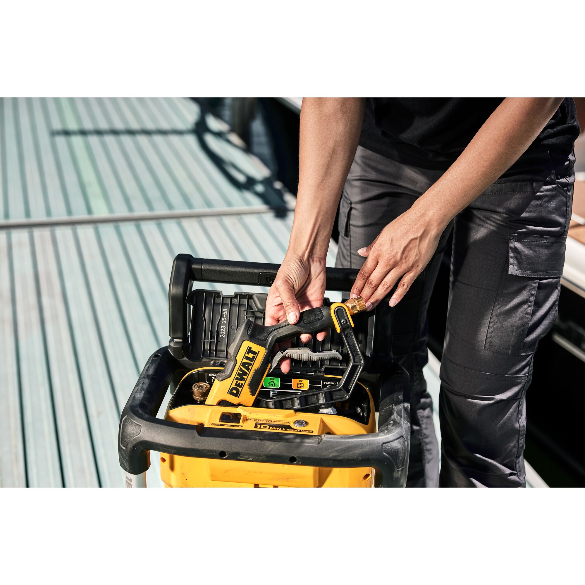 Battery pressure deals washer dewalt