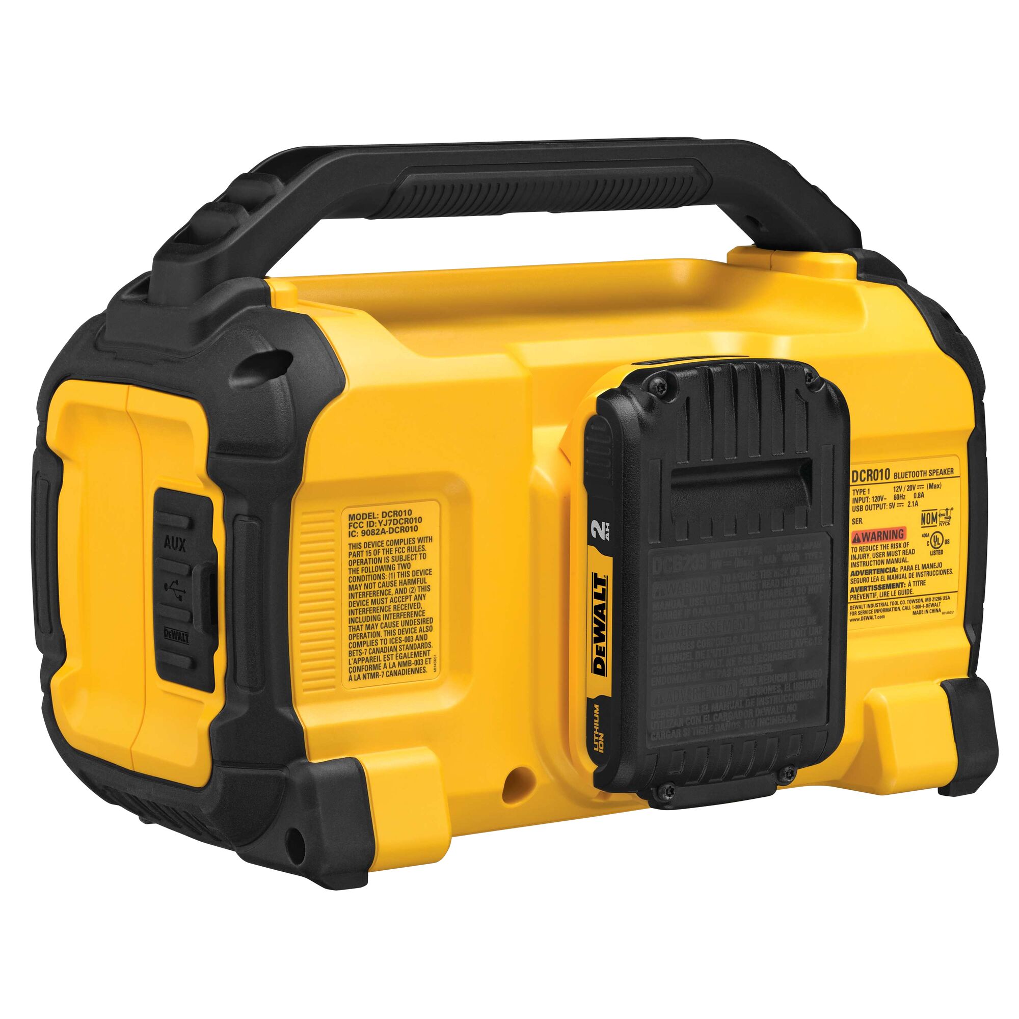 dewalt dcr010 sound quality