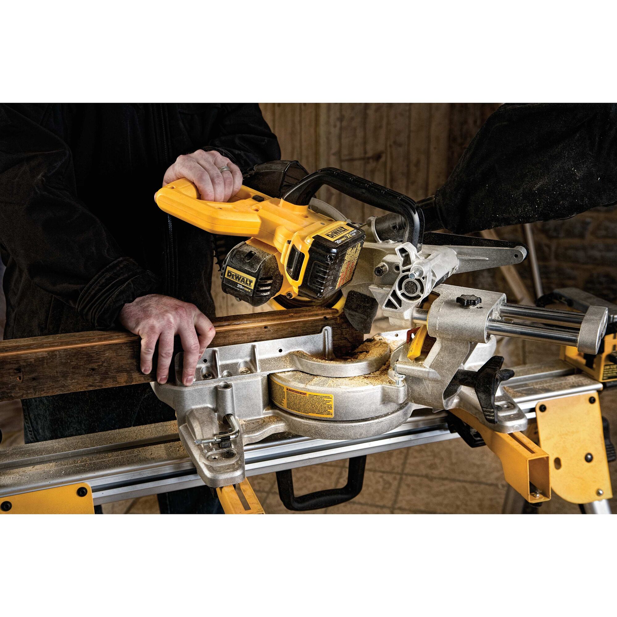 20 volt dewalt on sale chop saw