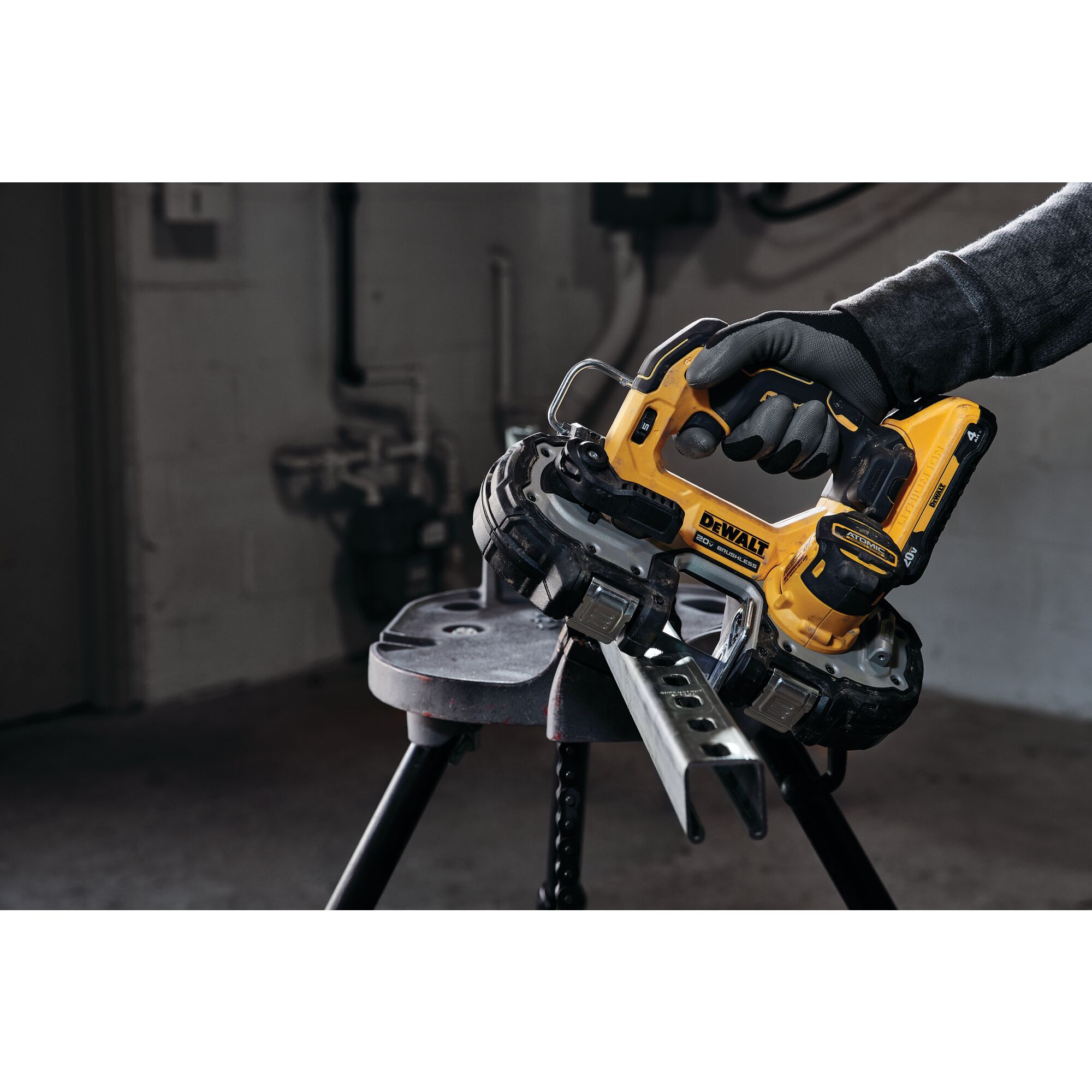 Dewalt battery powered deals bandsaw