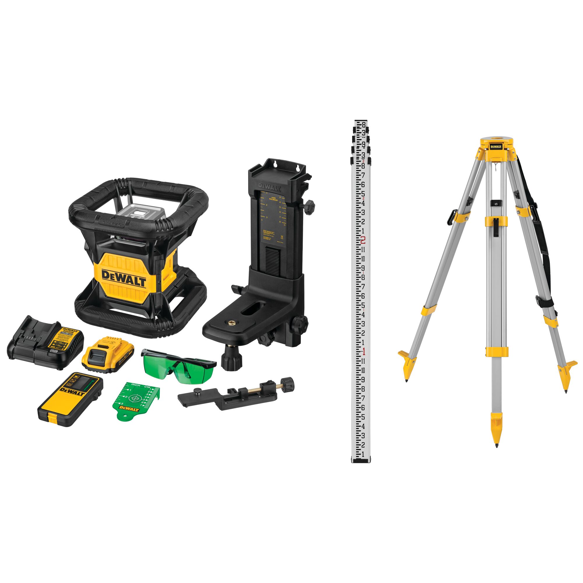 Dewalt laser deals level set