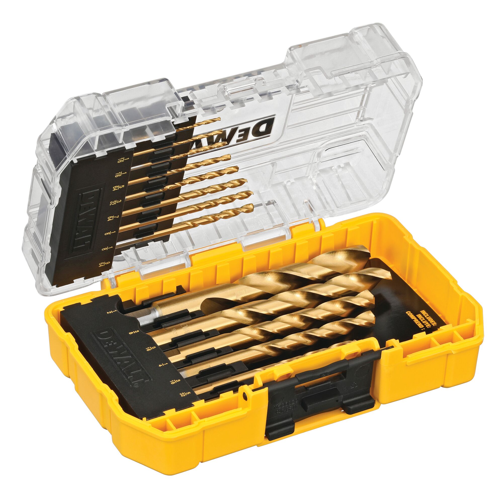 Dewalt 14 piece titanium drill bit set new arrivals