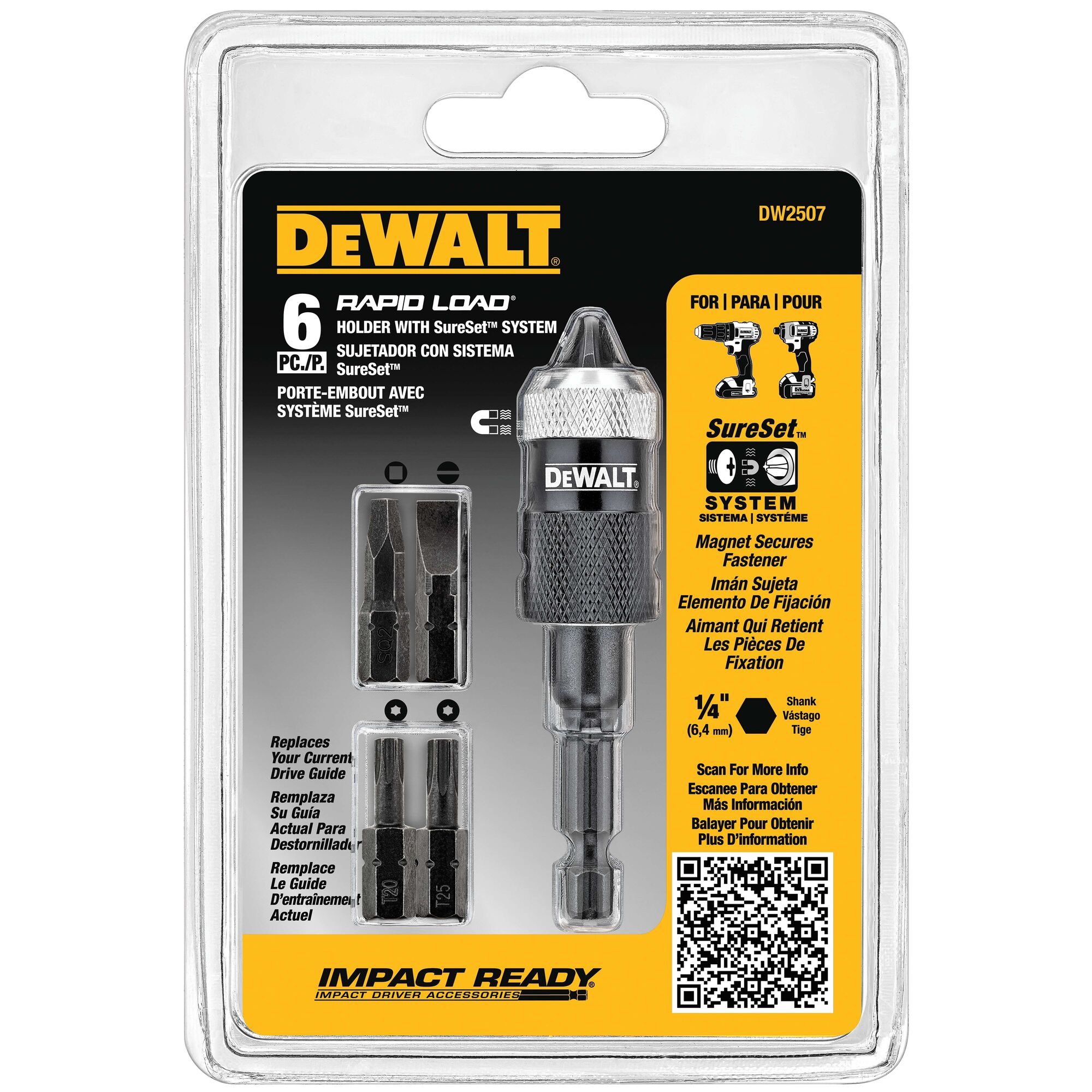 6pc on sale dewalt set