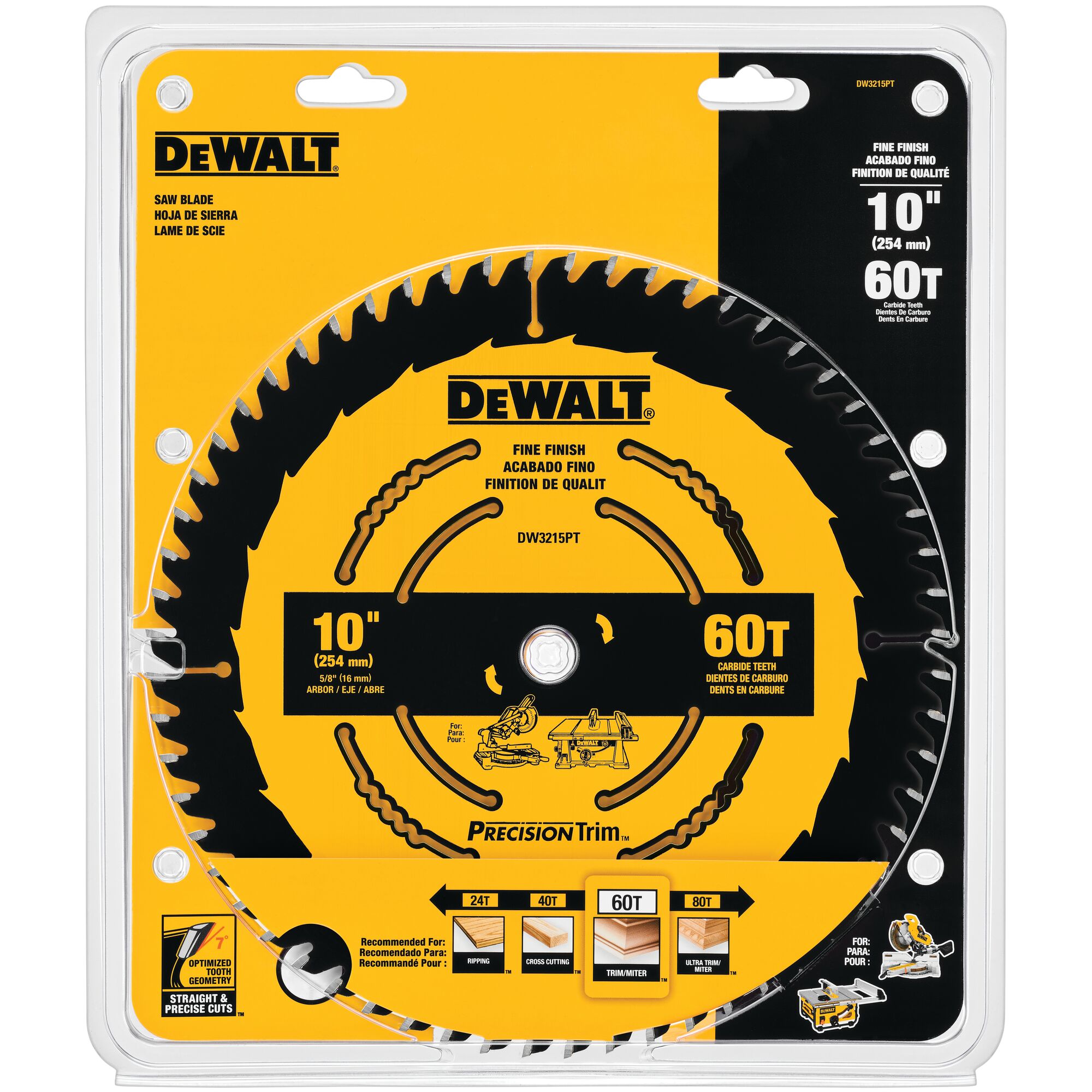 Miter saw deals blade for trim