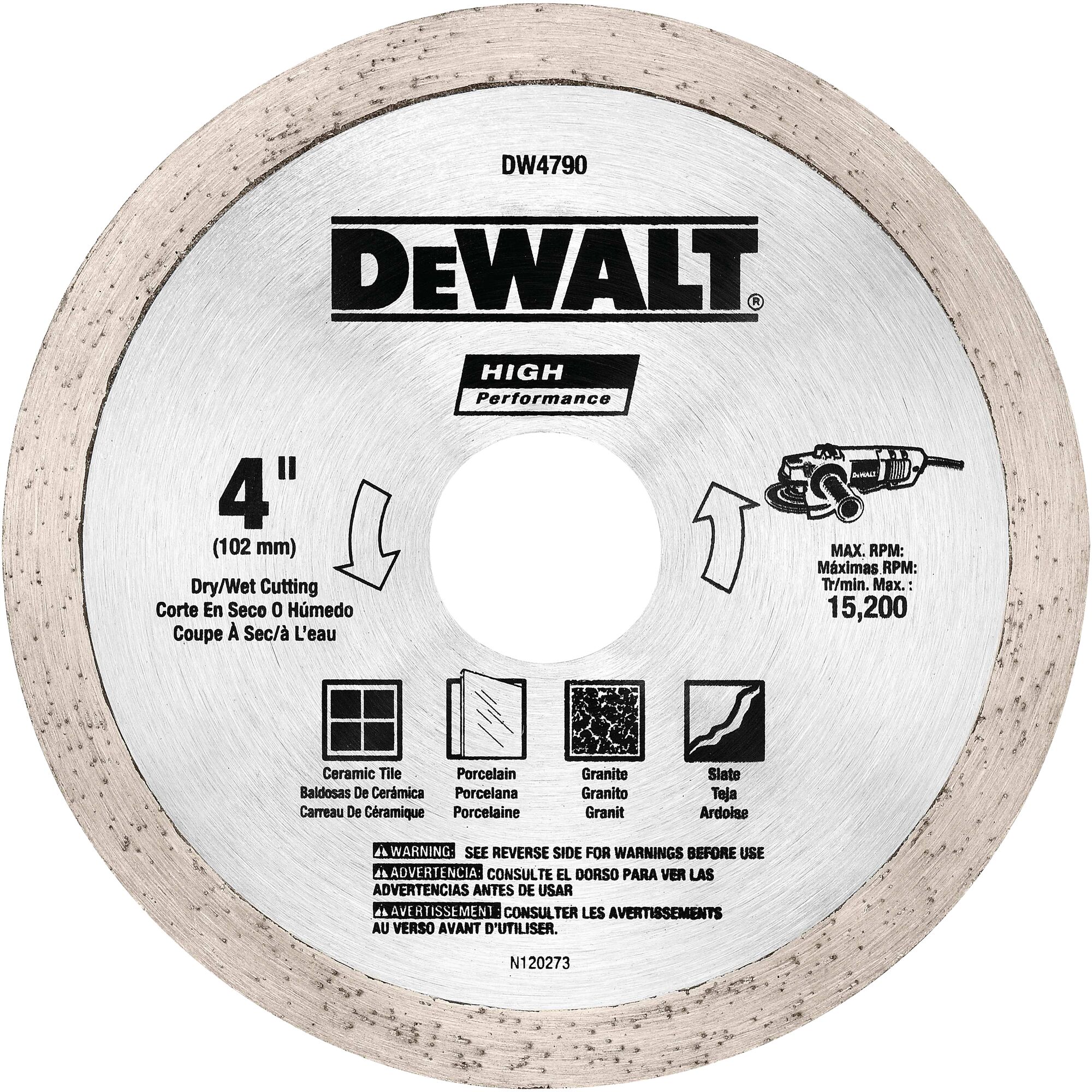 Dewalt dw4766 7 inch deals porcelain tile blade