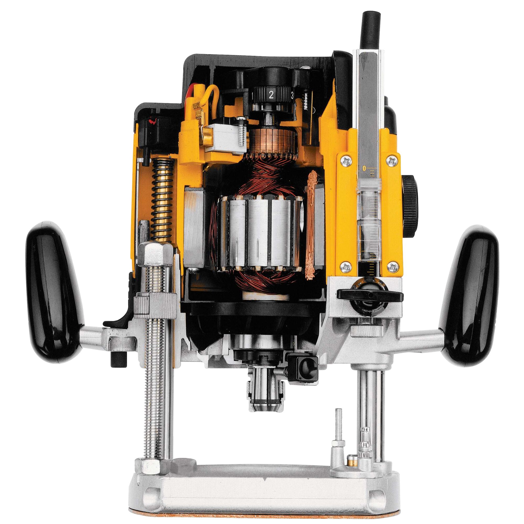 3 HP maximum motor HP EVS Plunge Router DEWALT