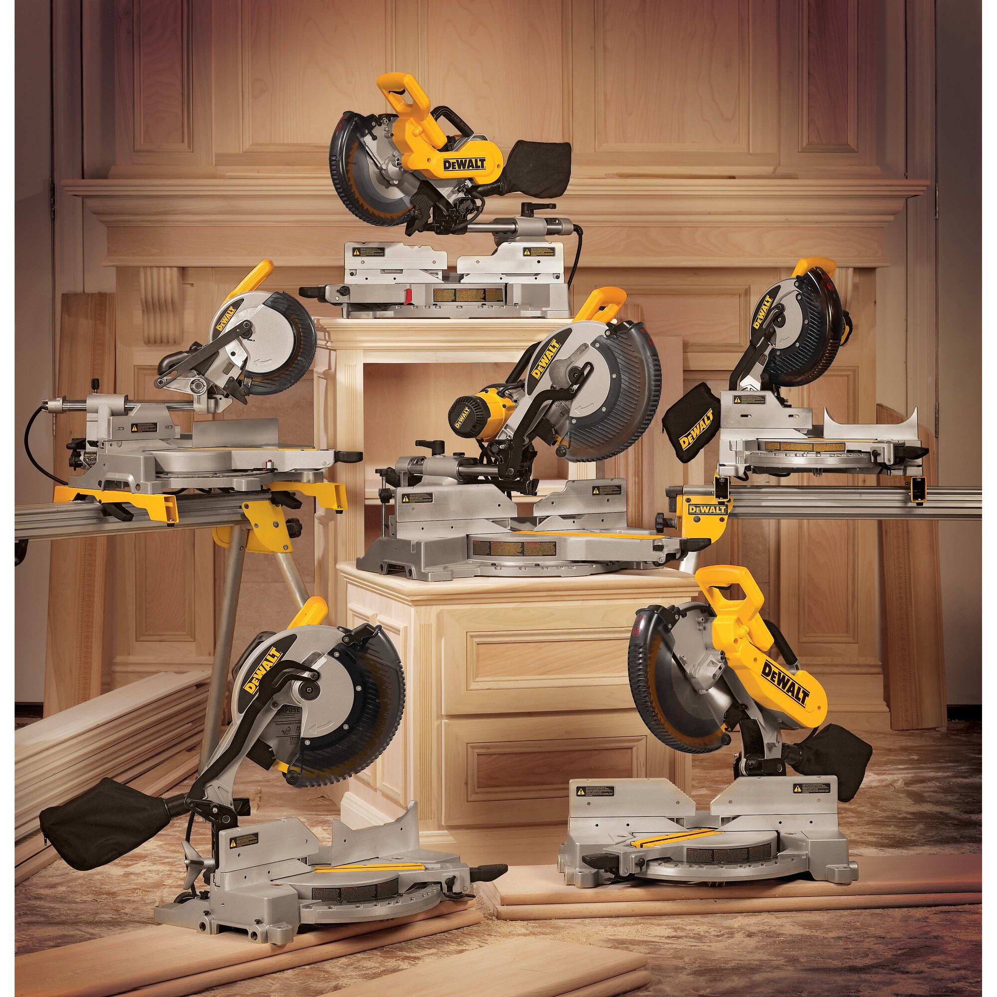 Image of DeWalt DW717 10-Inch Double-Bevel Sliding Compound Miter Saw