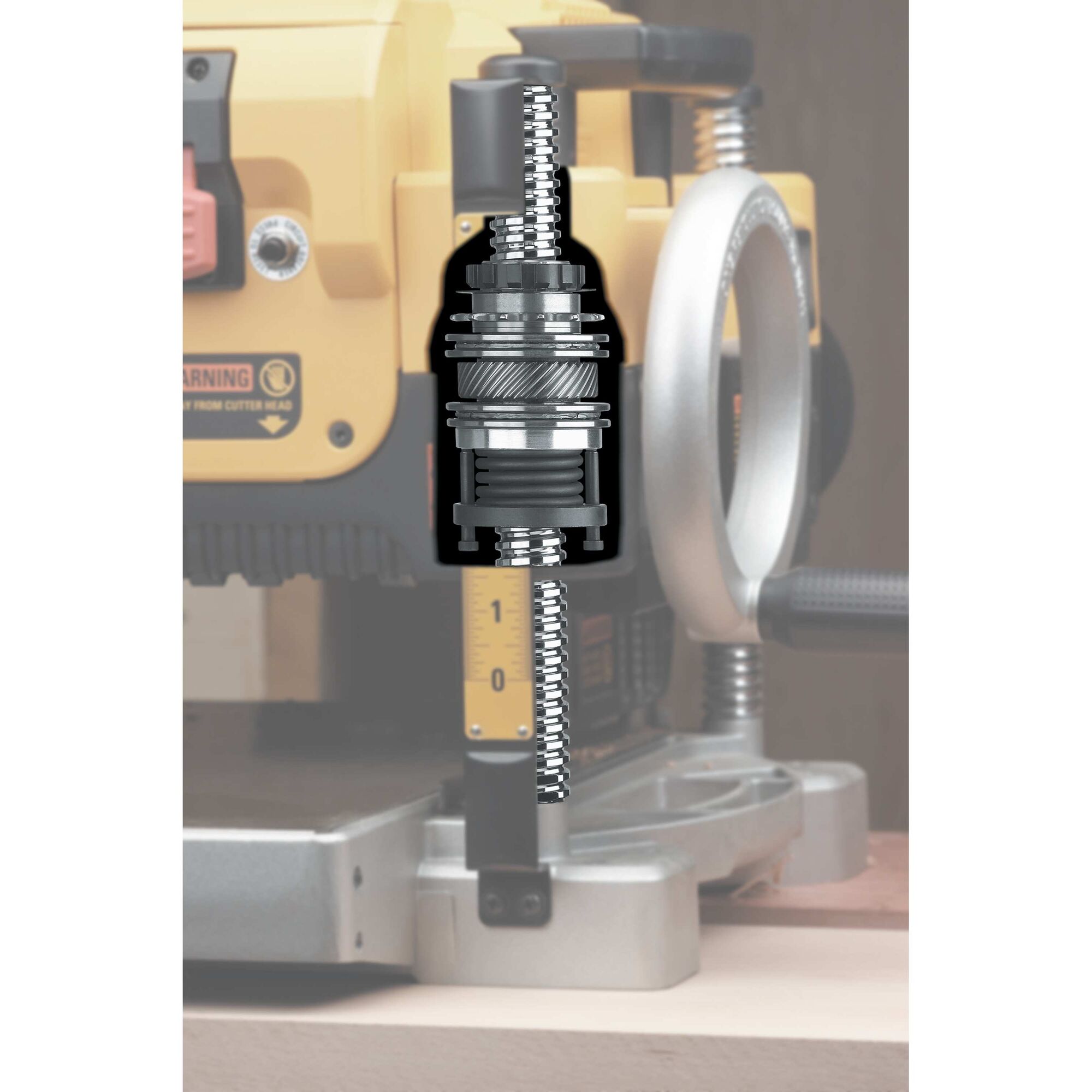 Dewalt planer deals turret stop