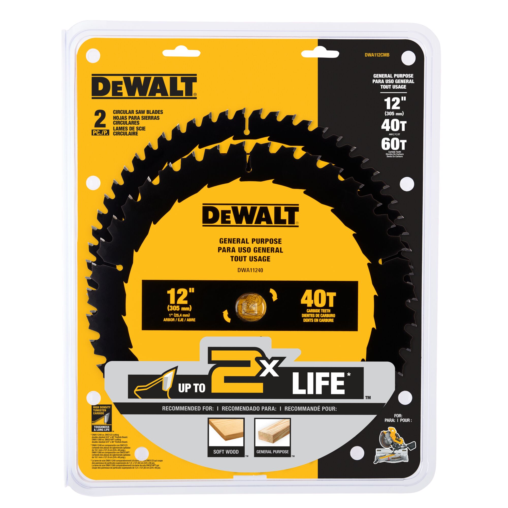 Dewalt 10 best sale 60t saw blade