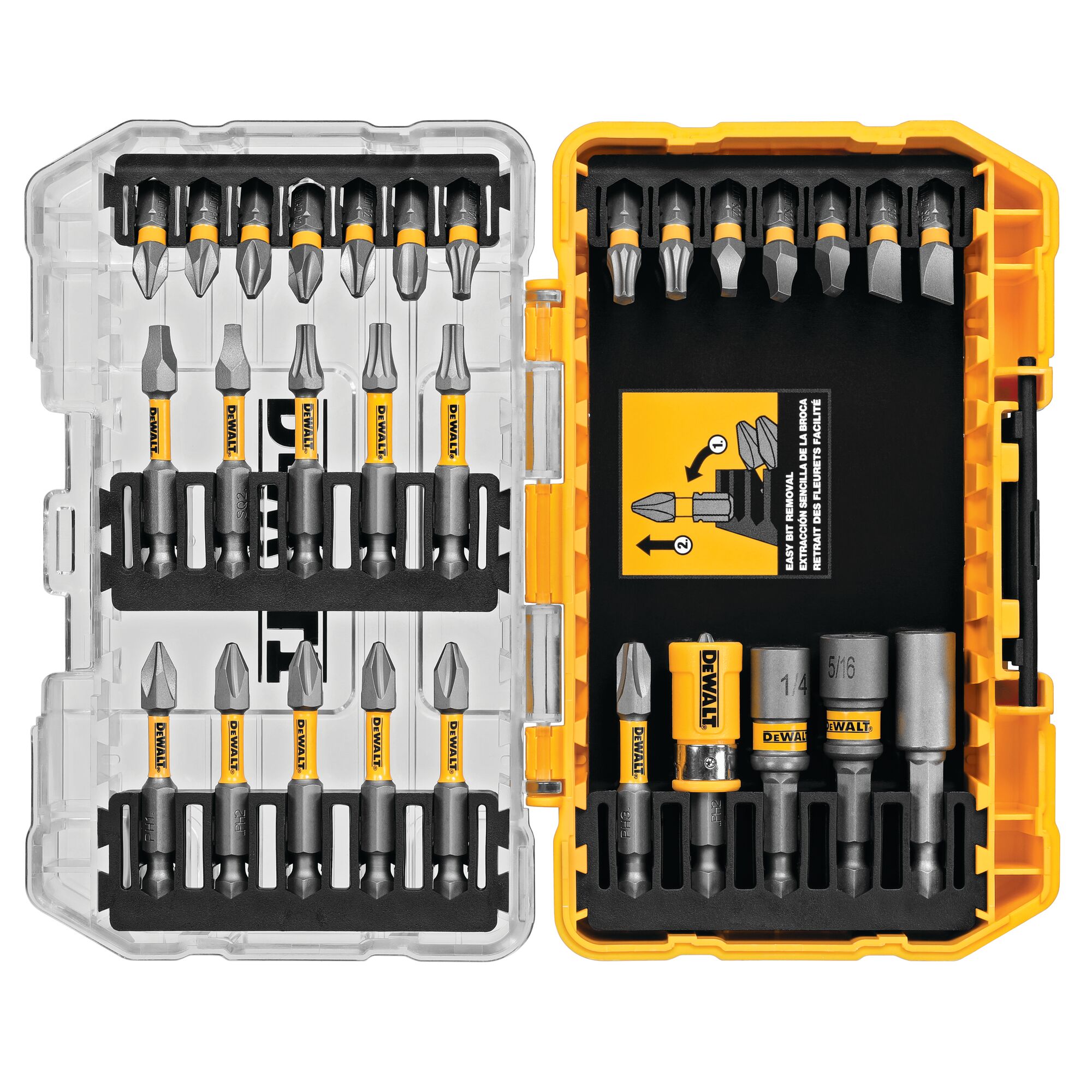 Dewalt screwdriver bit set deals with tough case