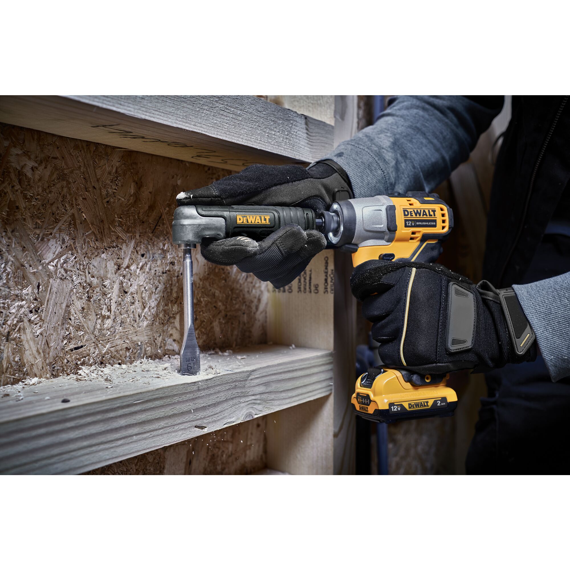 Dewalt flextorq right clearance angle drill attachment