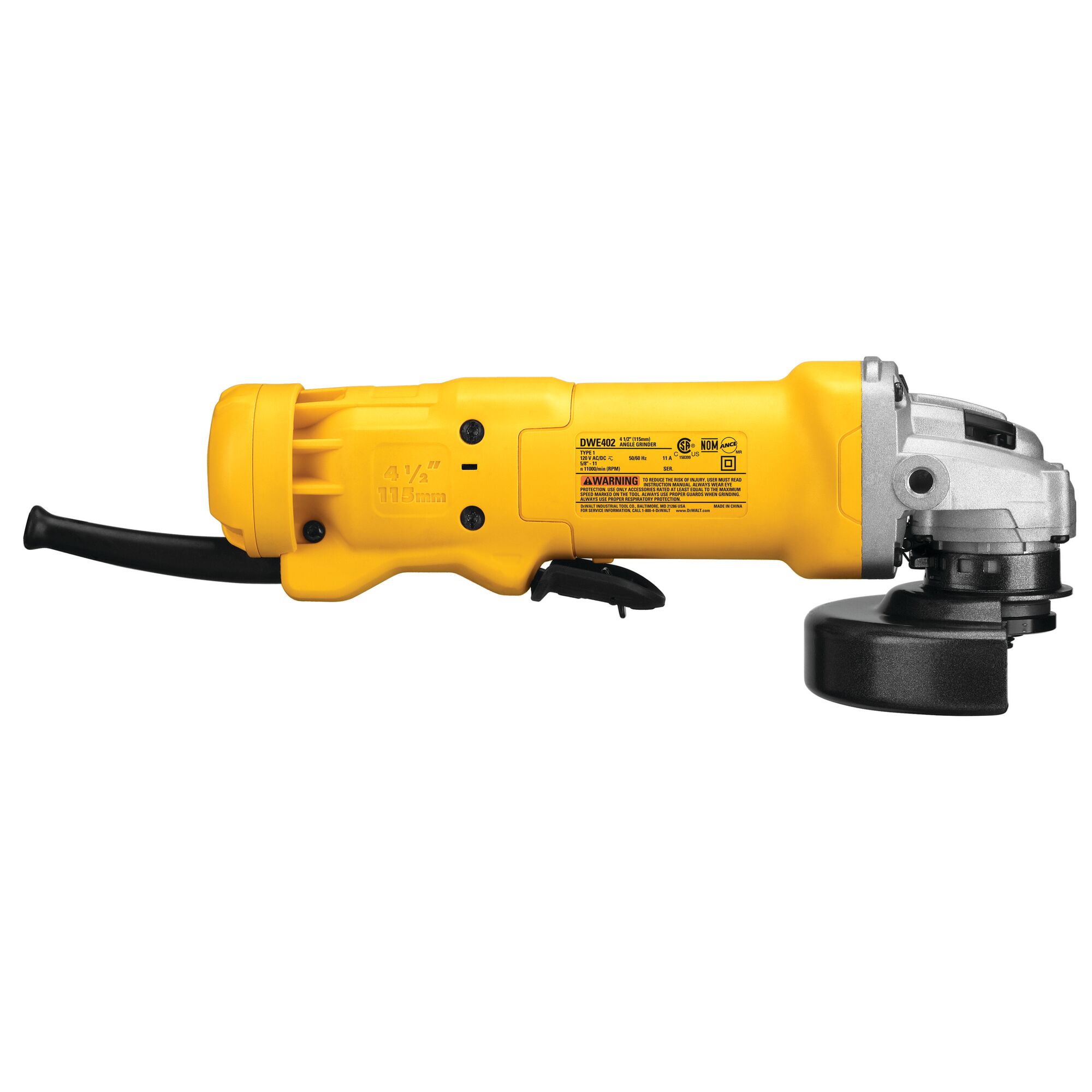 Dewalt dwe402 small angle shop grinder