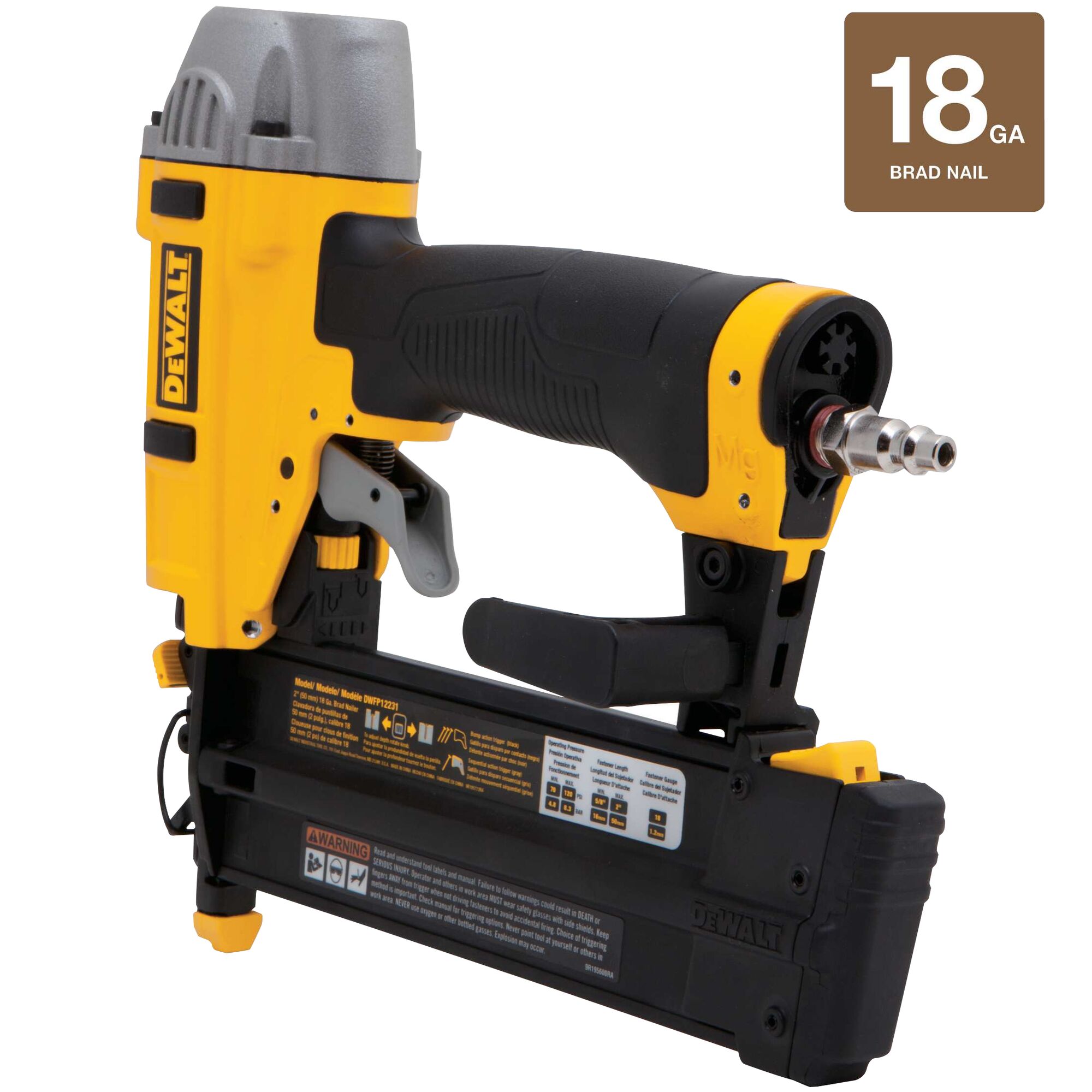 Dewalt 18 gauge on sale brad nailer