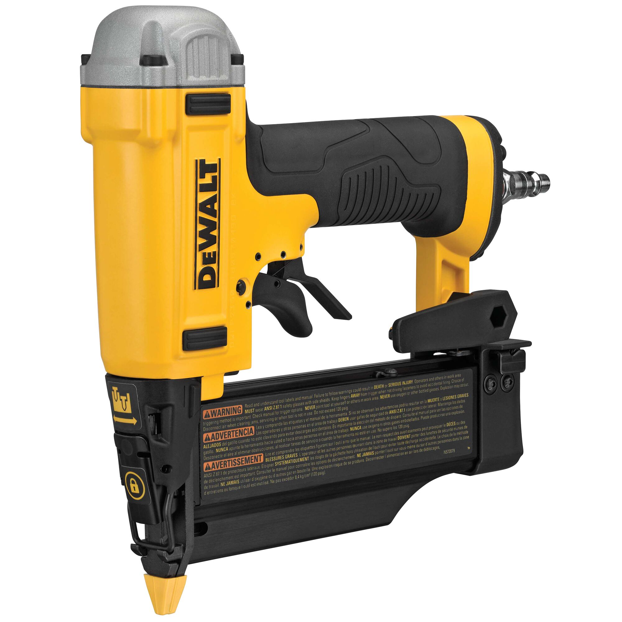 Dewalt 23 gauge pin nailer deals battery