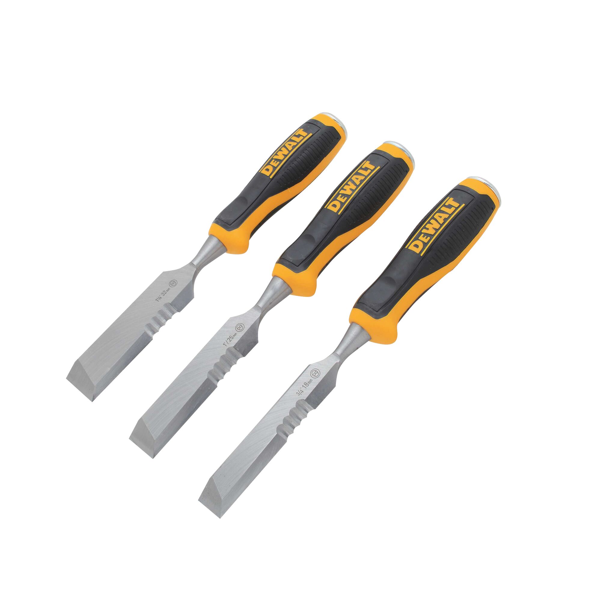 Dewalt 4 piece best sale wood chisel set dwht16063