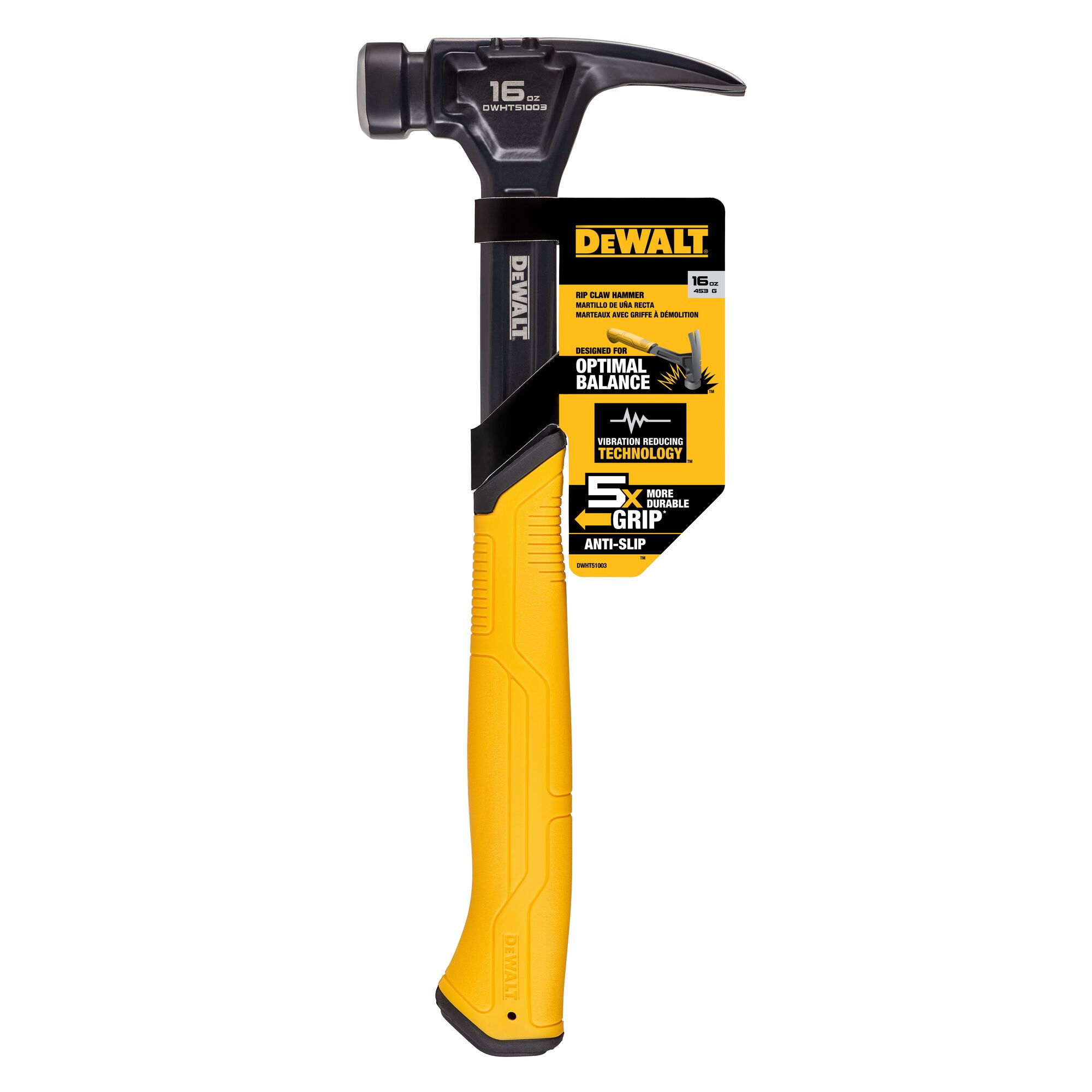 16 oz. Rip Claw Steel Hammer | DEWALT