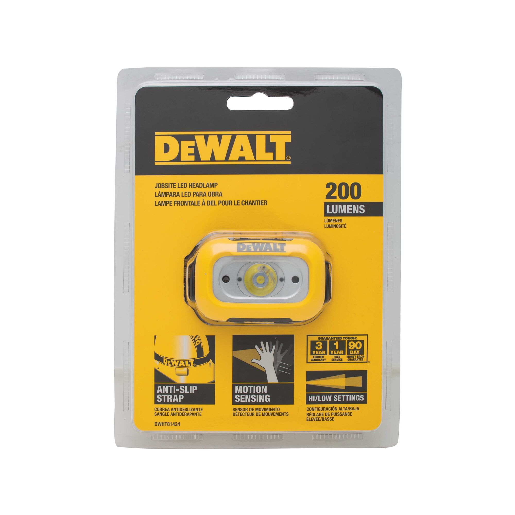 dewalt rechargeable headlight