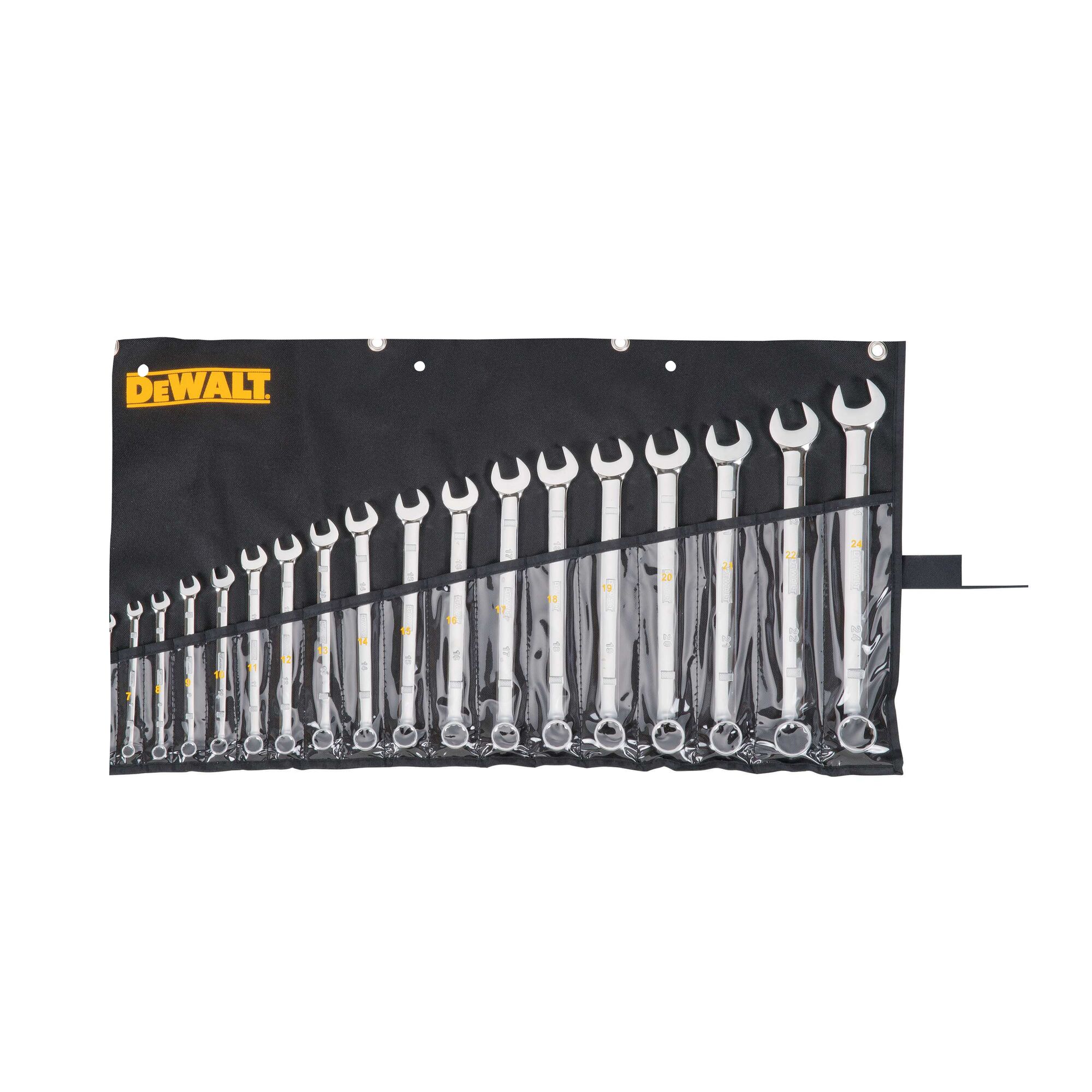 Dewalt sae deals combination wrench set