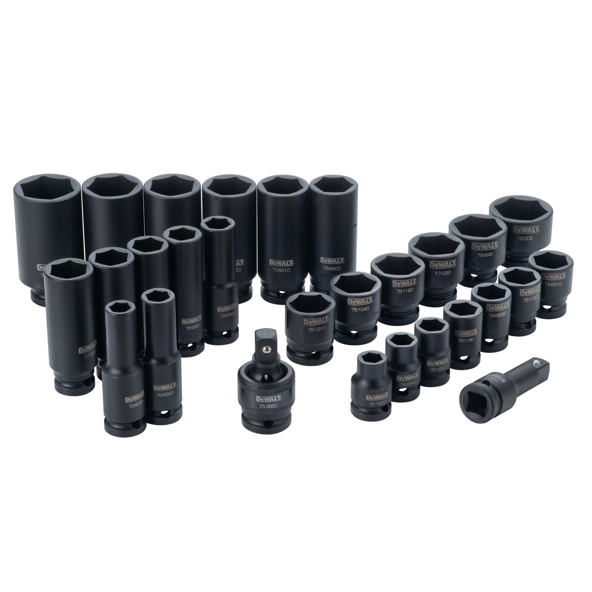 Dewalt 28 piece store impact socket set