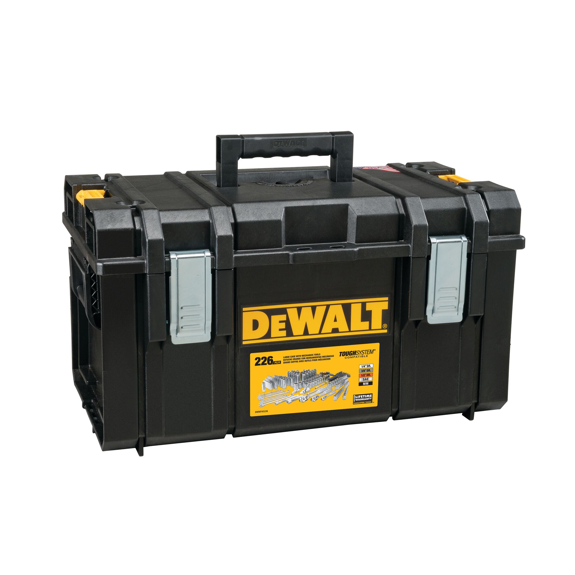 226 pc. Mechanics Tool Set with ToughSystem Large Case DEWALT